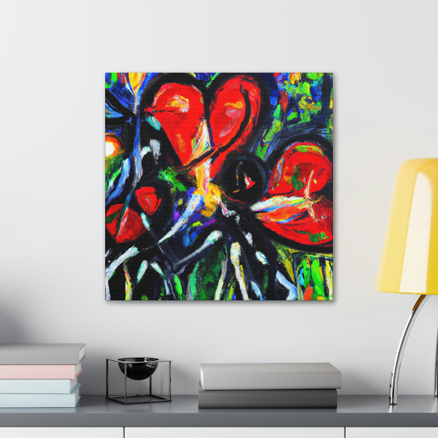 "Love and Fireflies Glow" - Canvas