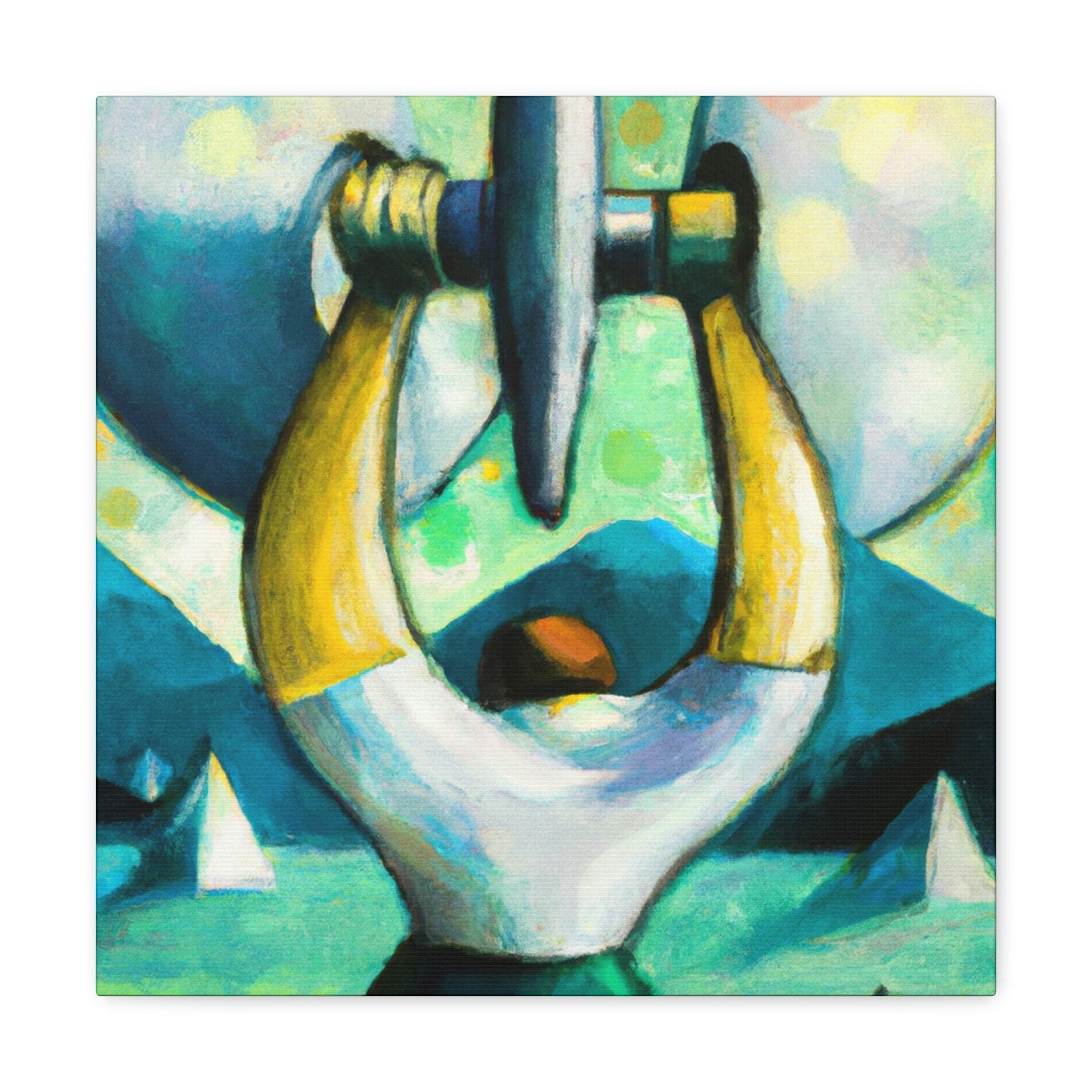 "Lifting with Strength" - Canvas