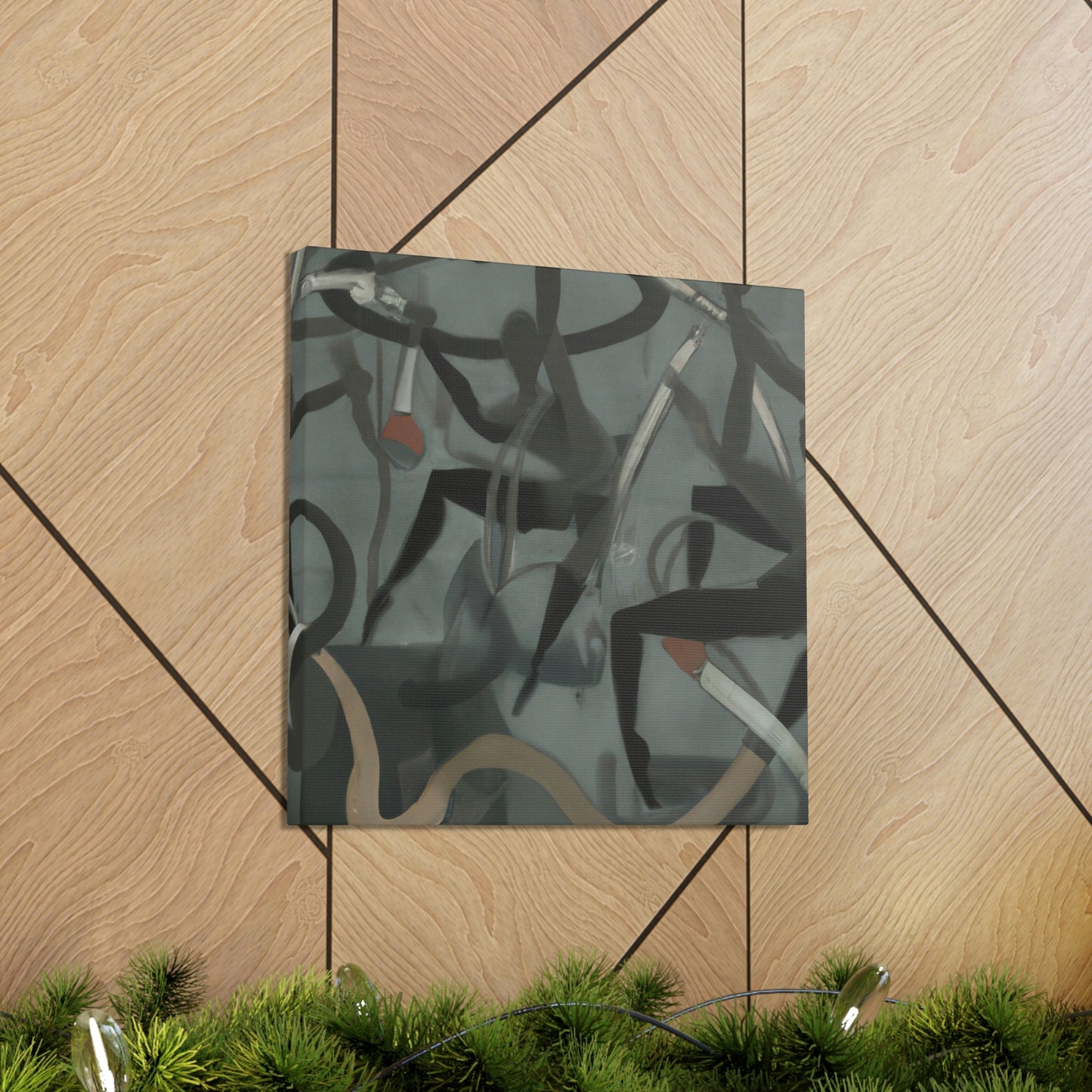 Gymnasts in Motion - Canvas