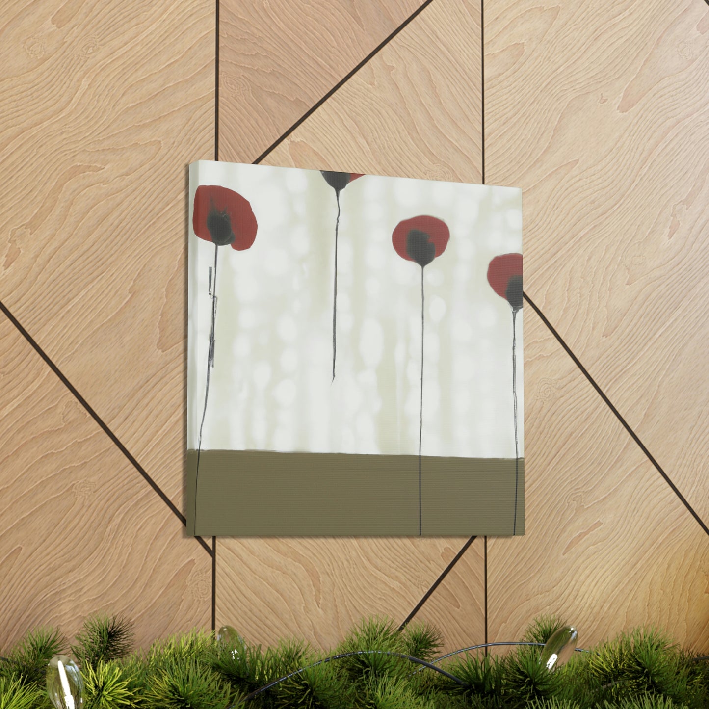 Poppies in Reflection - Canvas