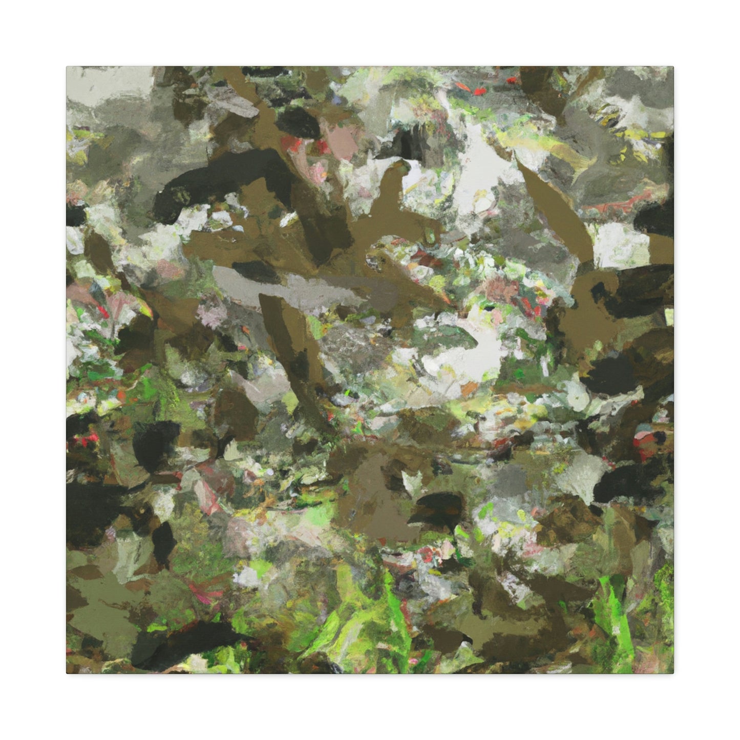 Camouflaged in Abstraction - Canvas