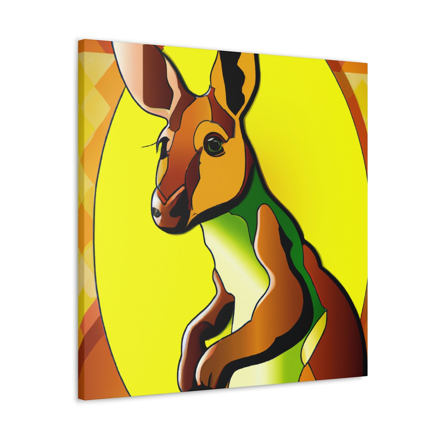 "Wallaby Amidst Glitter" - Canvas