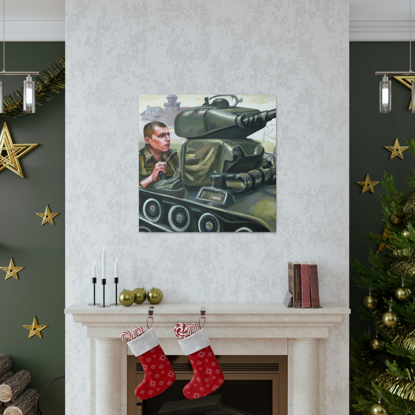 "Tank Operator Dreamscape" - Canvas