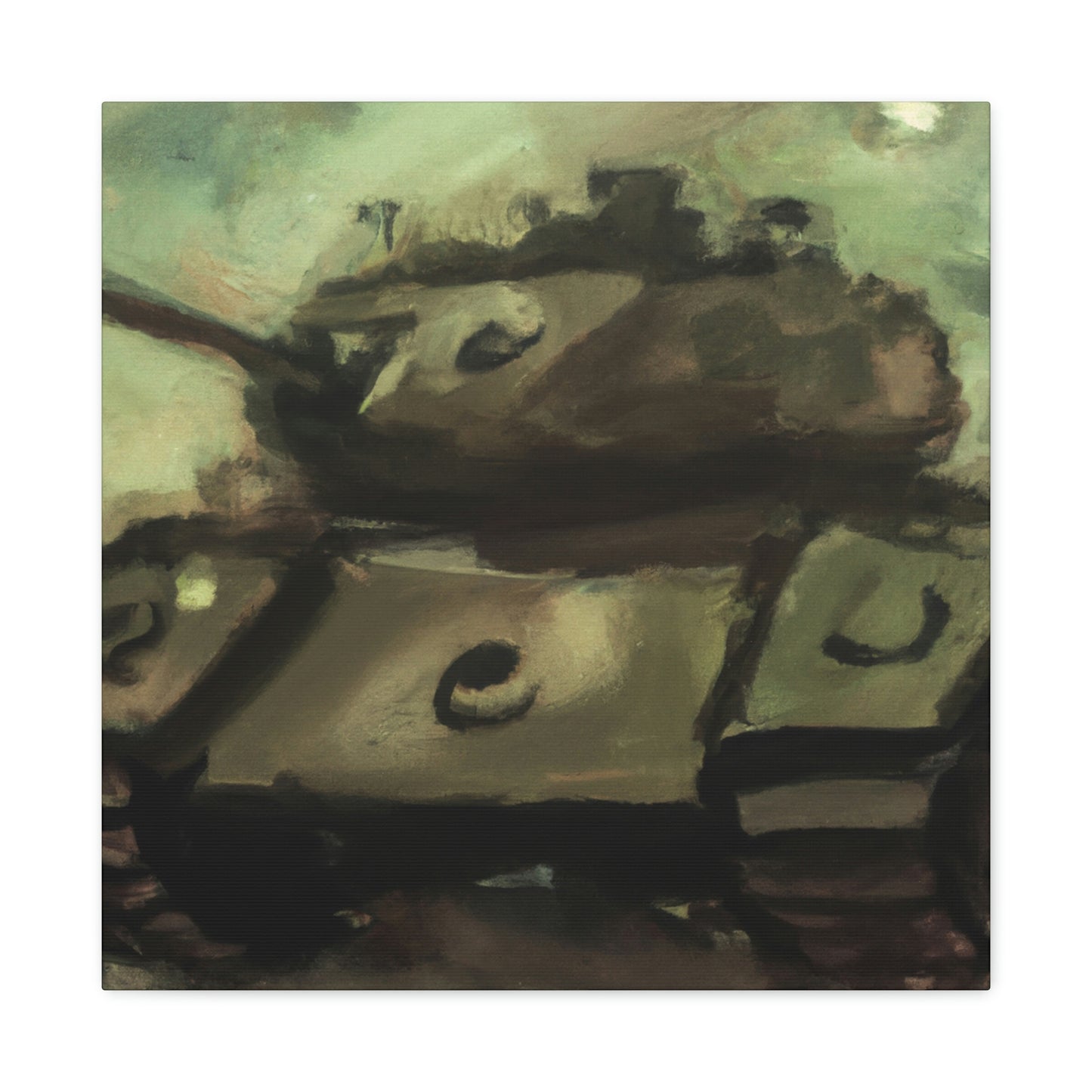 "Turret In Turmoil" - Canvas