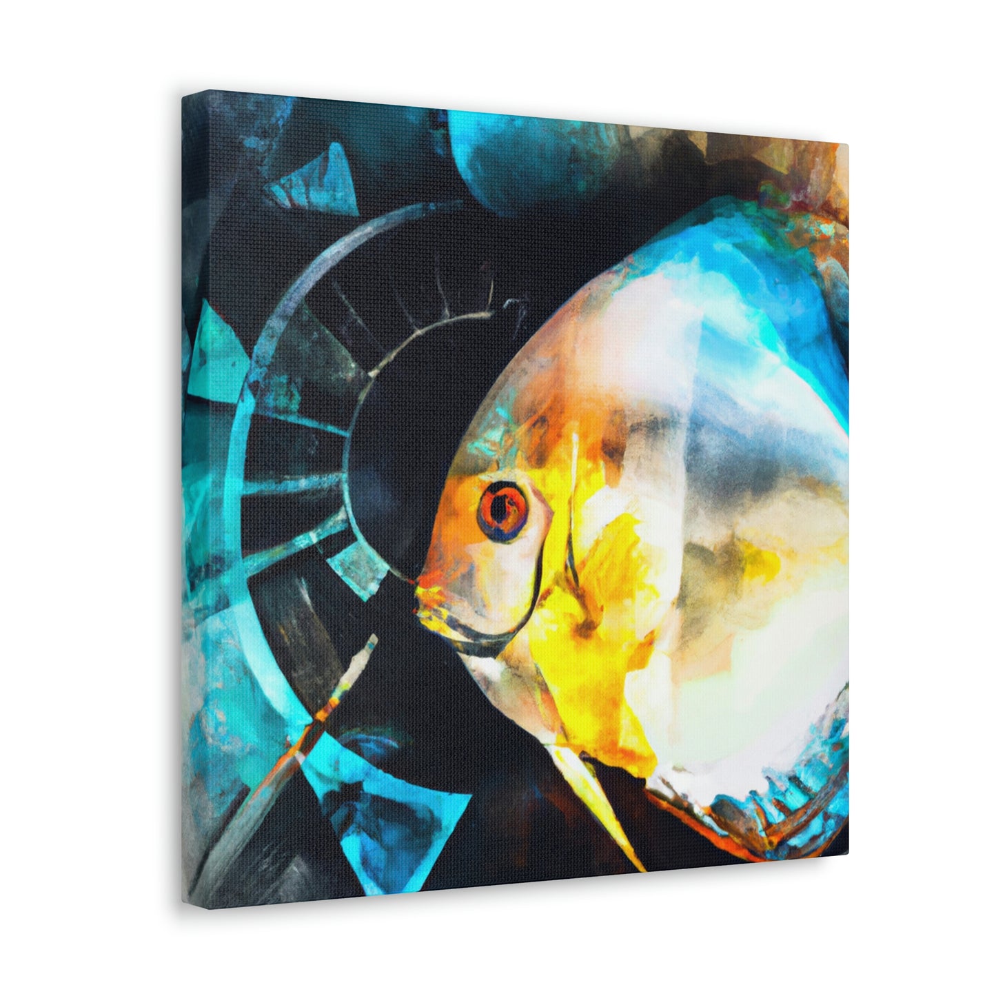 Discus in Reflection - Canvas