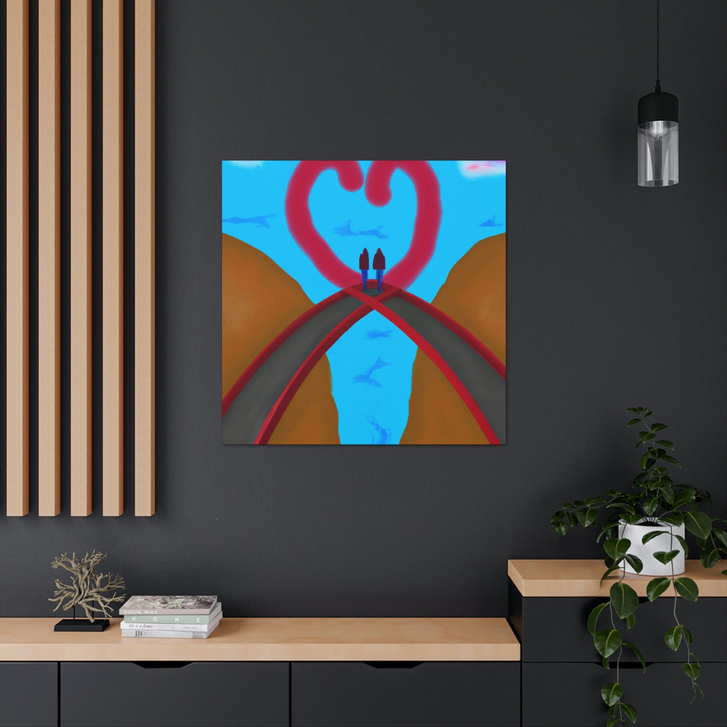 Love's Golden Bridges - Canvas