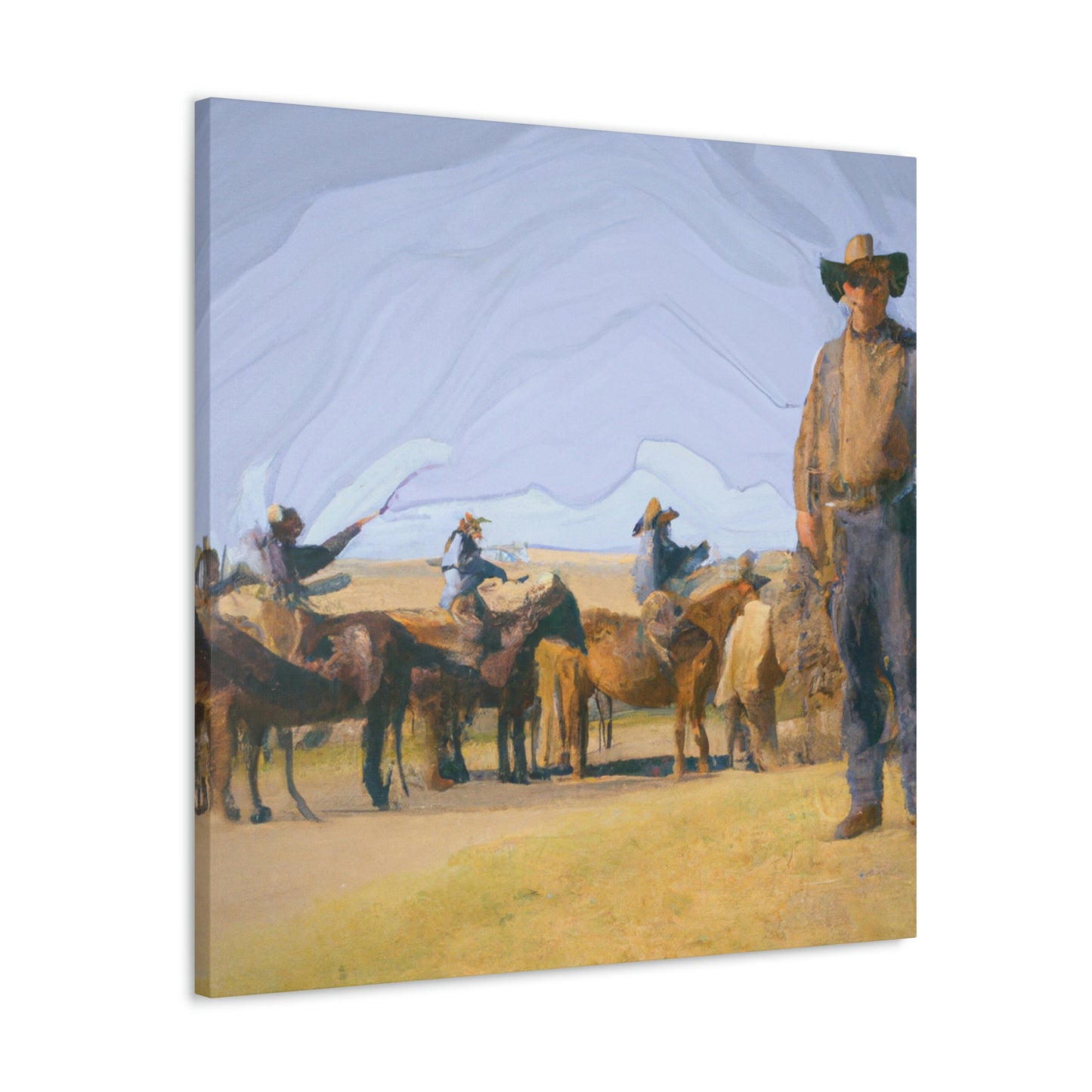 "Herd on a Ranch" - Canvas