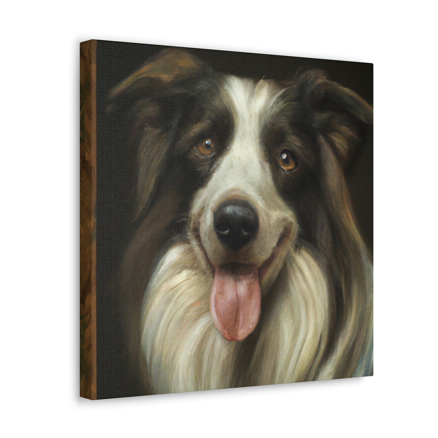 "Collie at Dusk Grandeur" - Canvas