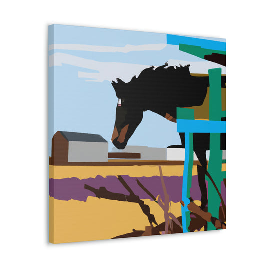 "Galloping Steed Splendor" - Canvas