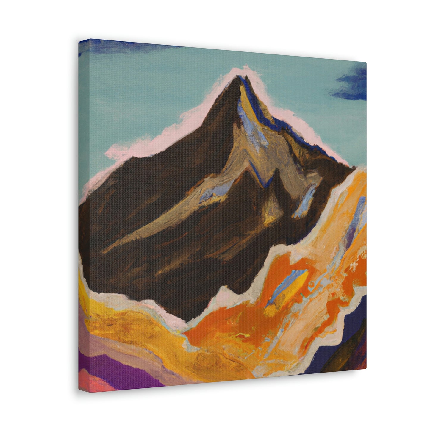 Mountains in Moonlight - Canvas