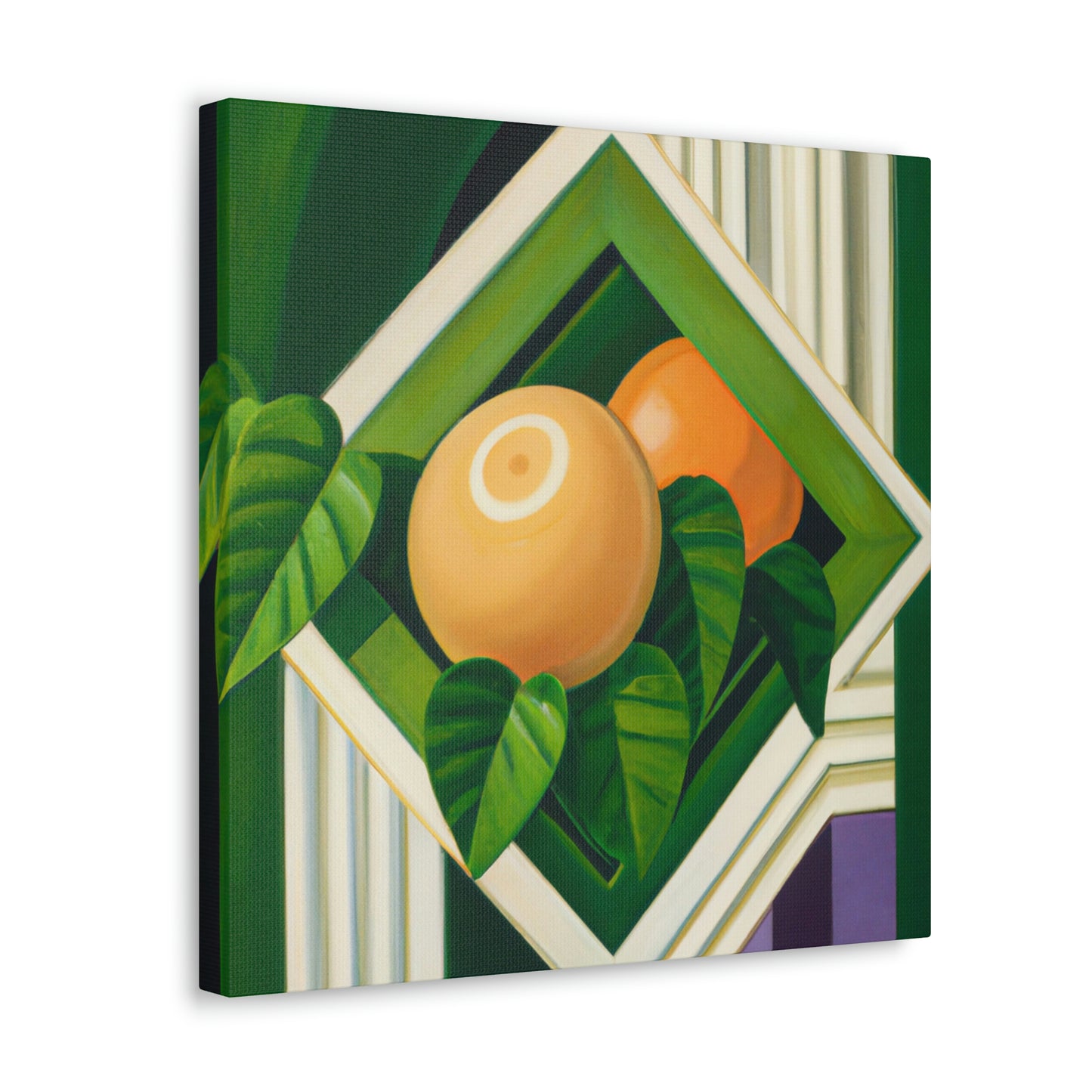 Luscious Art Deco Fruit - Canvas