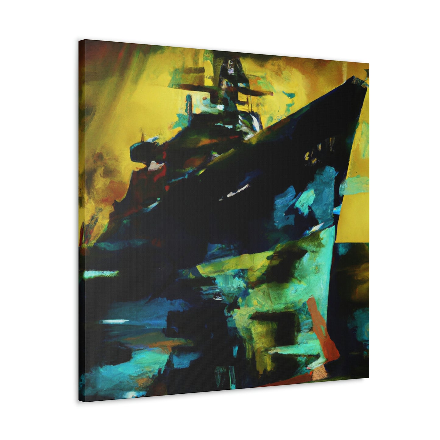 "Battleship at Dawn" - Canvas