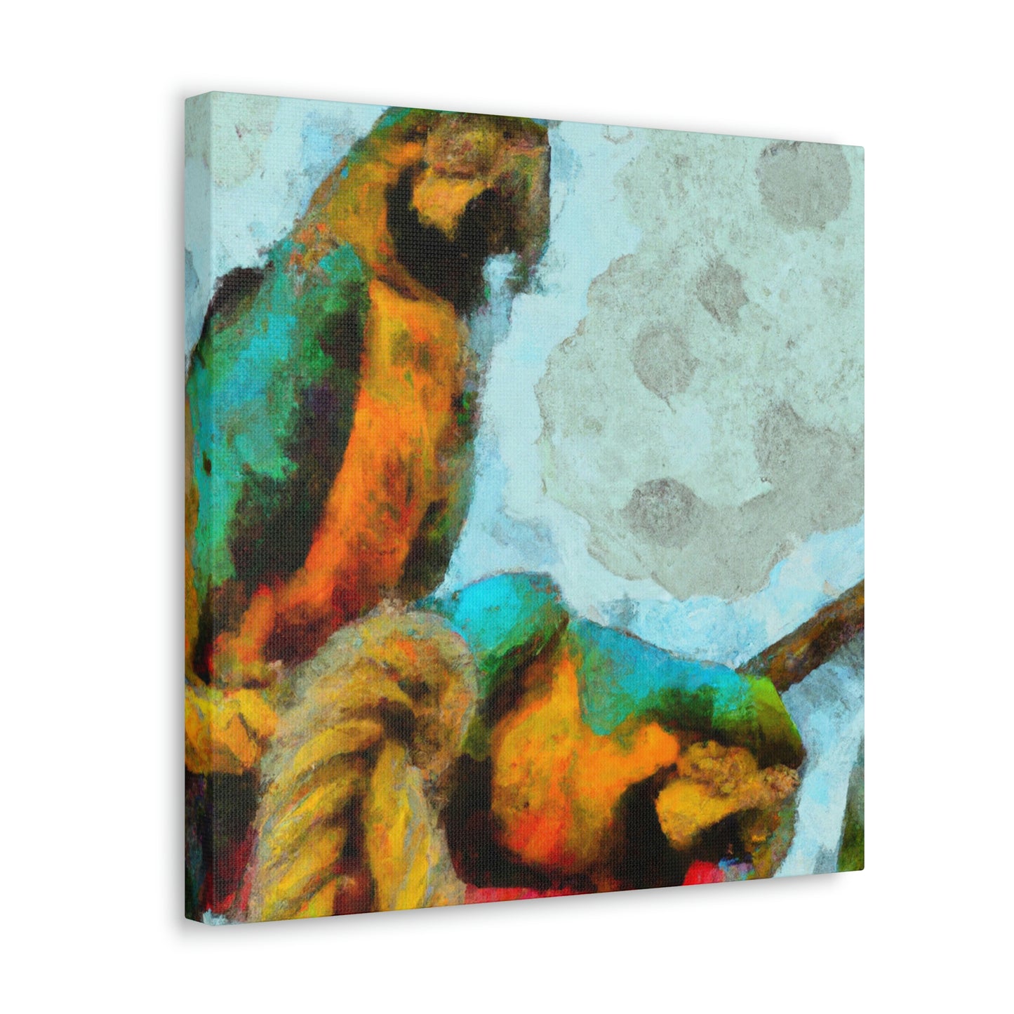 "Macaws in Harmony" - Canvas