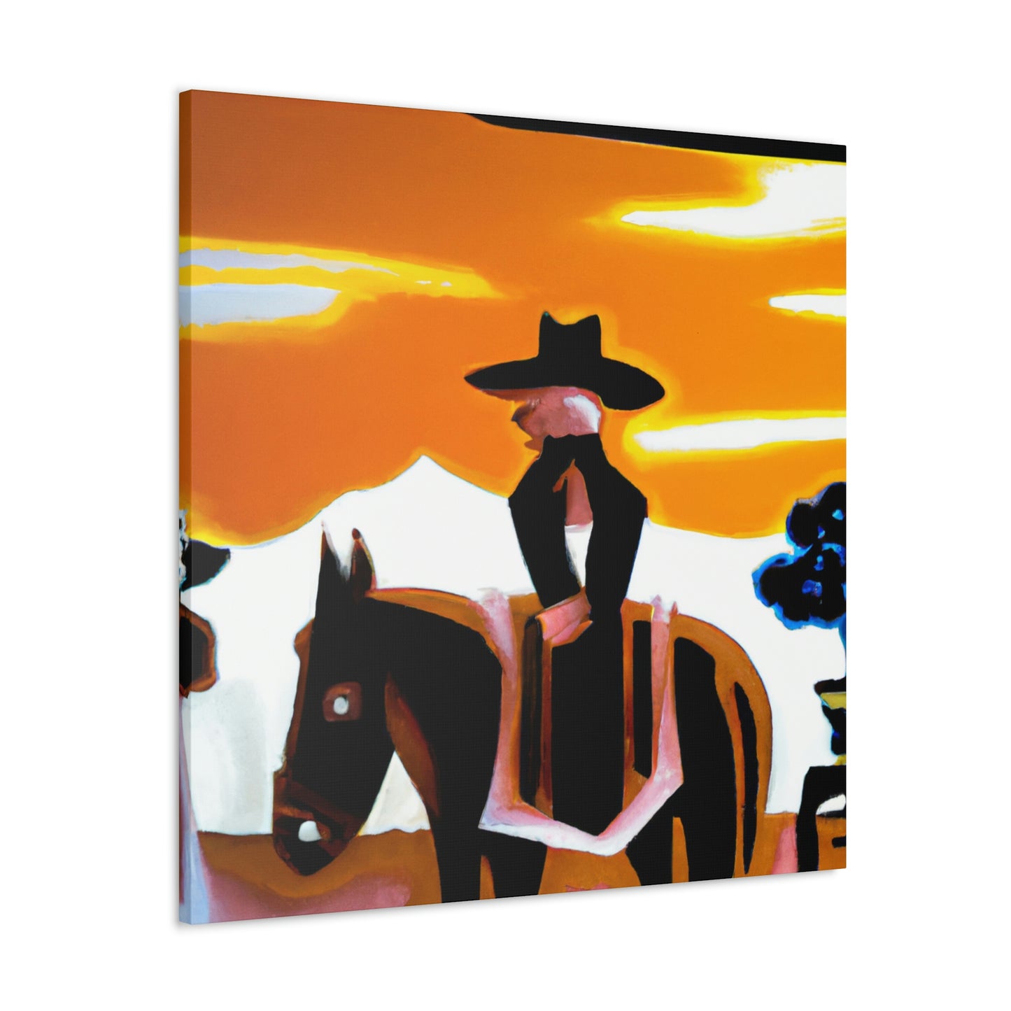 Western Landscape Tapestry - Canvas