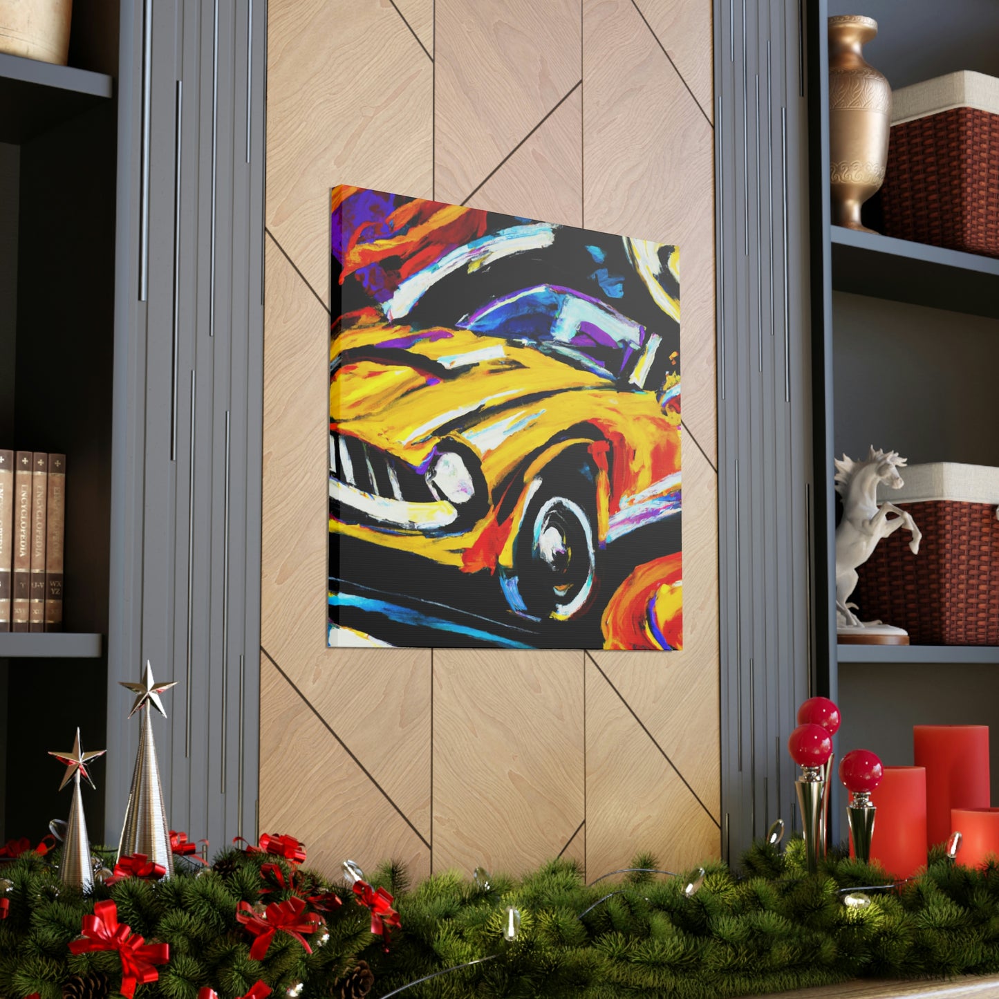 "Classic Automobile Dreaming" - Canvas