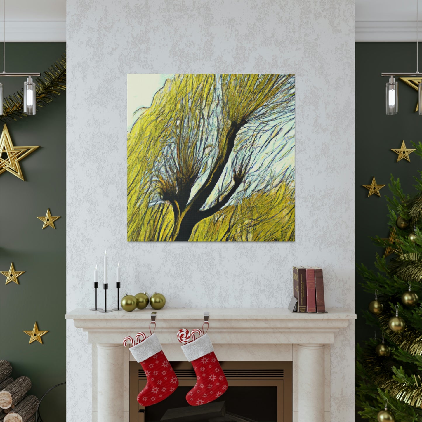 "Willow Tree Reminiscence" - Canvas