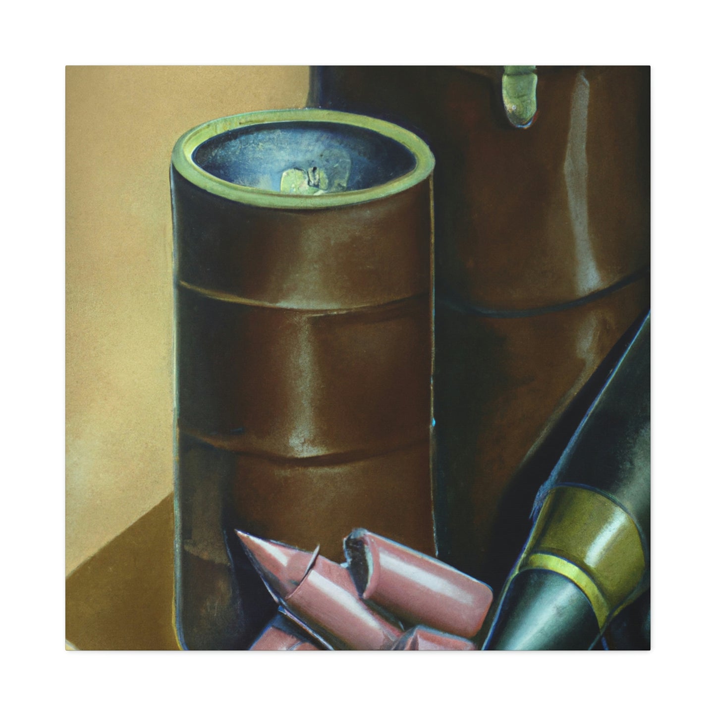 "Ammo of War Armory" - Canvas