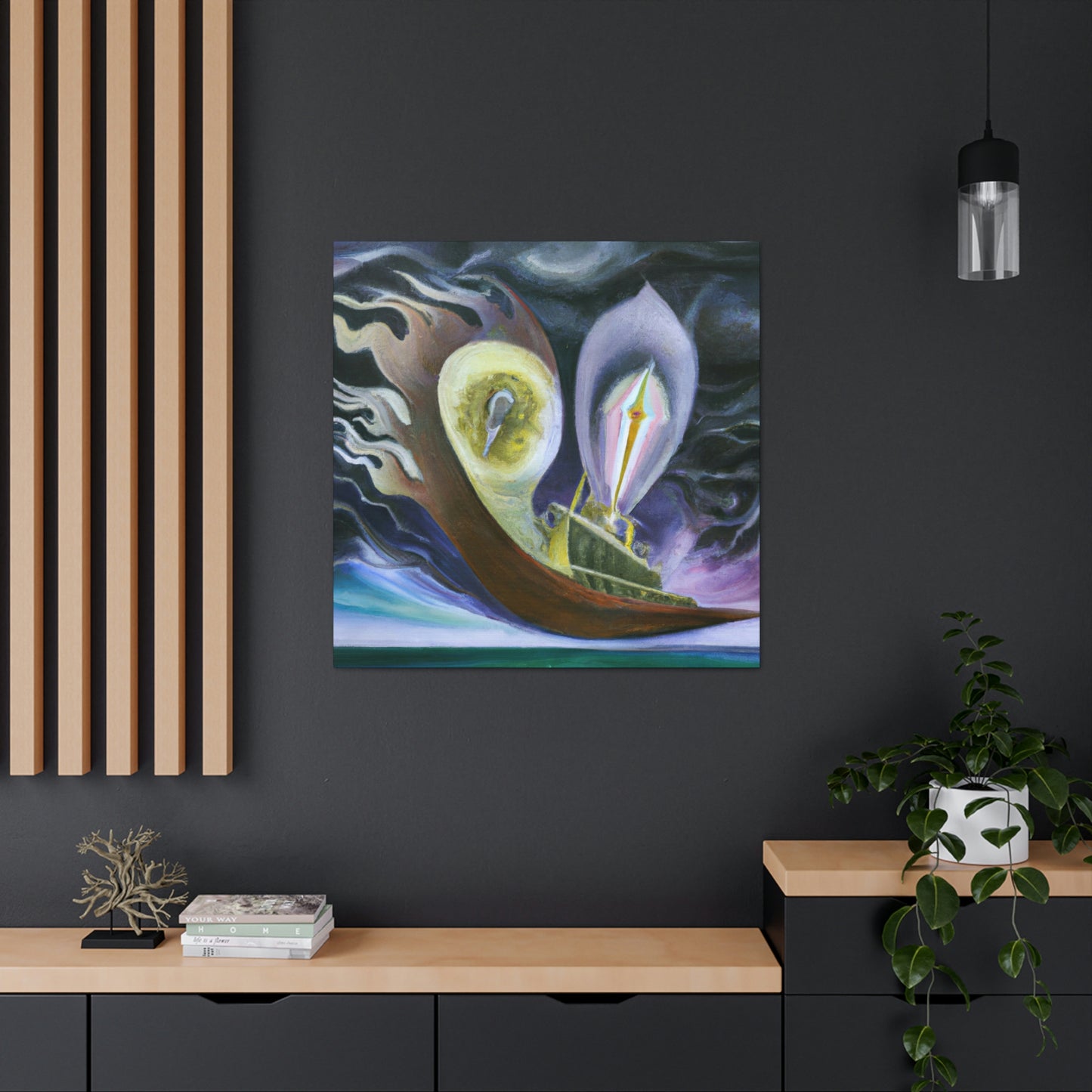 Stormy Ocean Voyage - Canvas