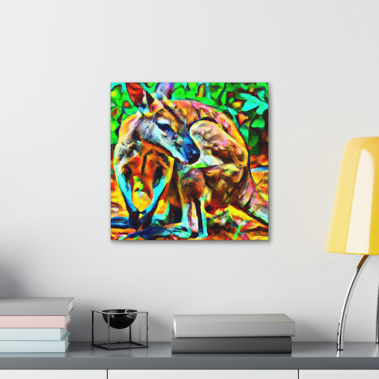 Wallaby in the Wild - Canvas