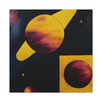 "Pluto, Planetary Enigma" - Canvas