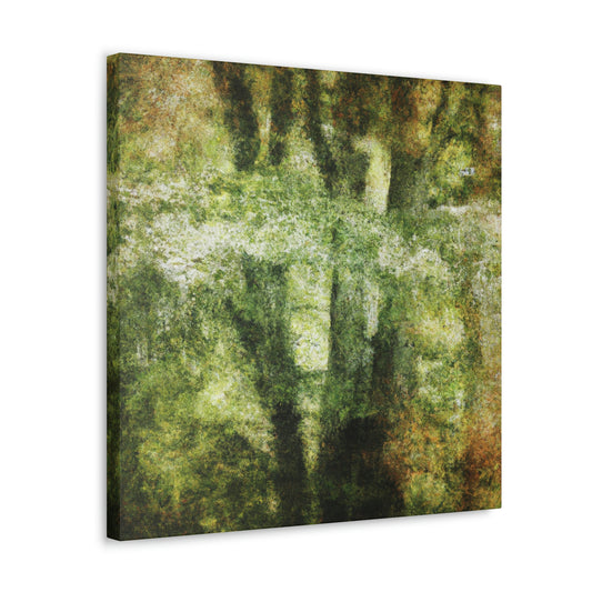 "Beeches in Impasto." - Canvas