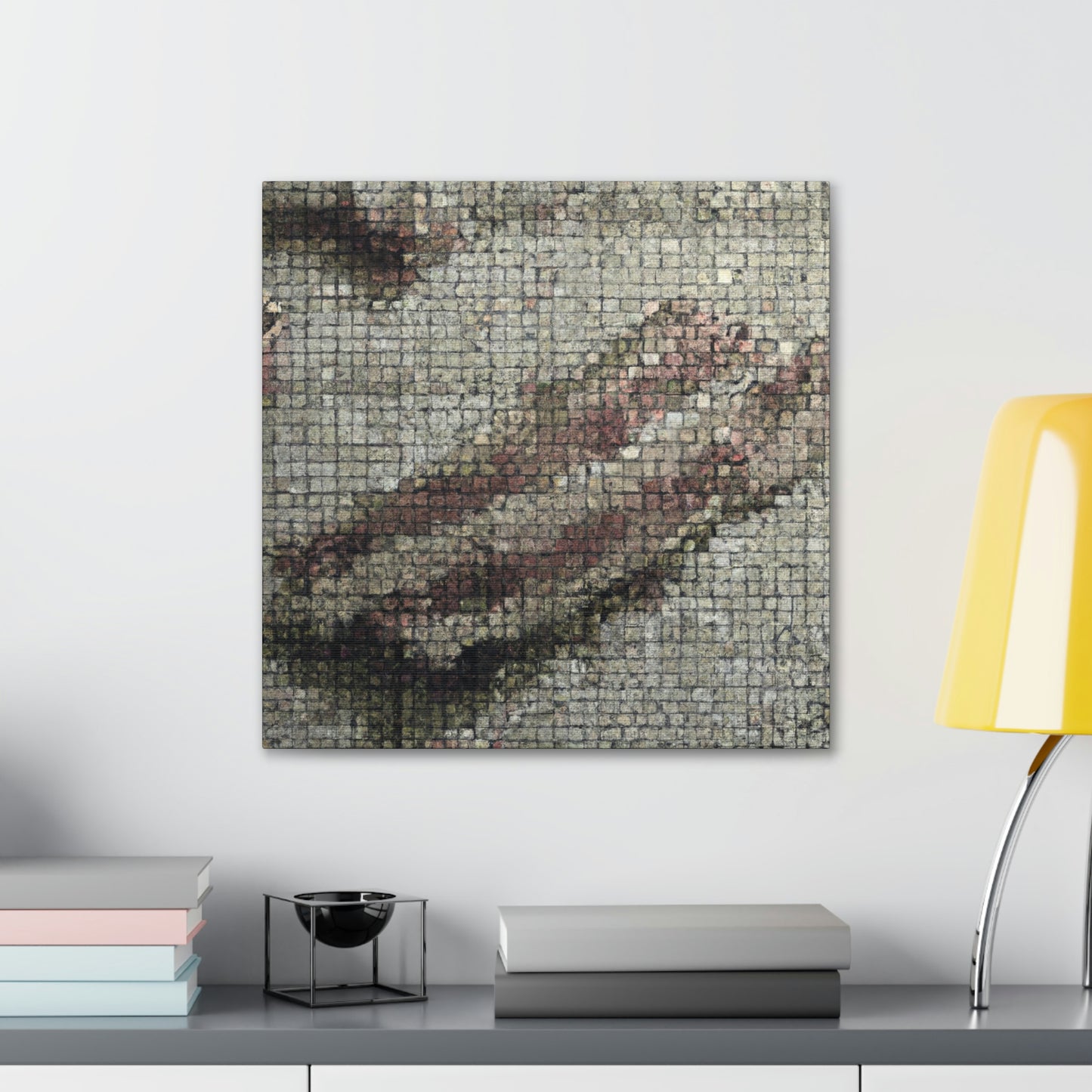 "Bacon in Pointillism" - Canvas