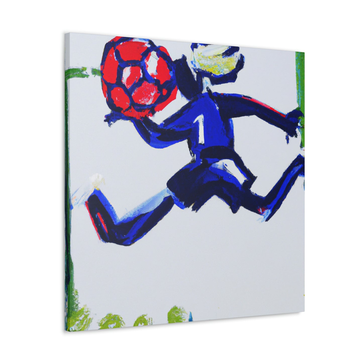 "Playing Soccer Passionately" - Canvas