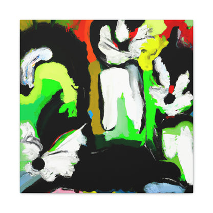 Skunks in Abstractstyle - Canvas