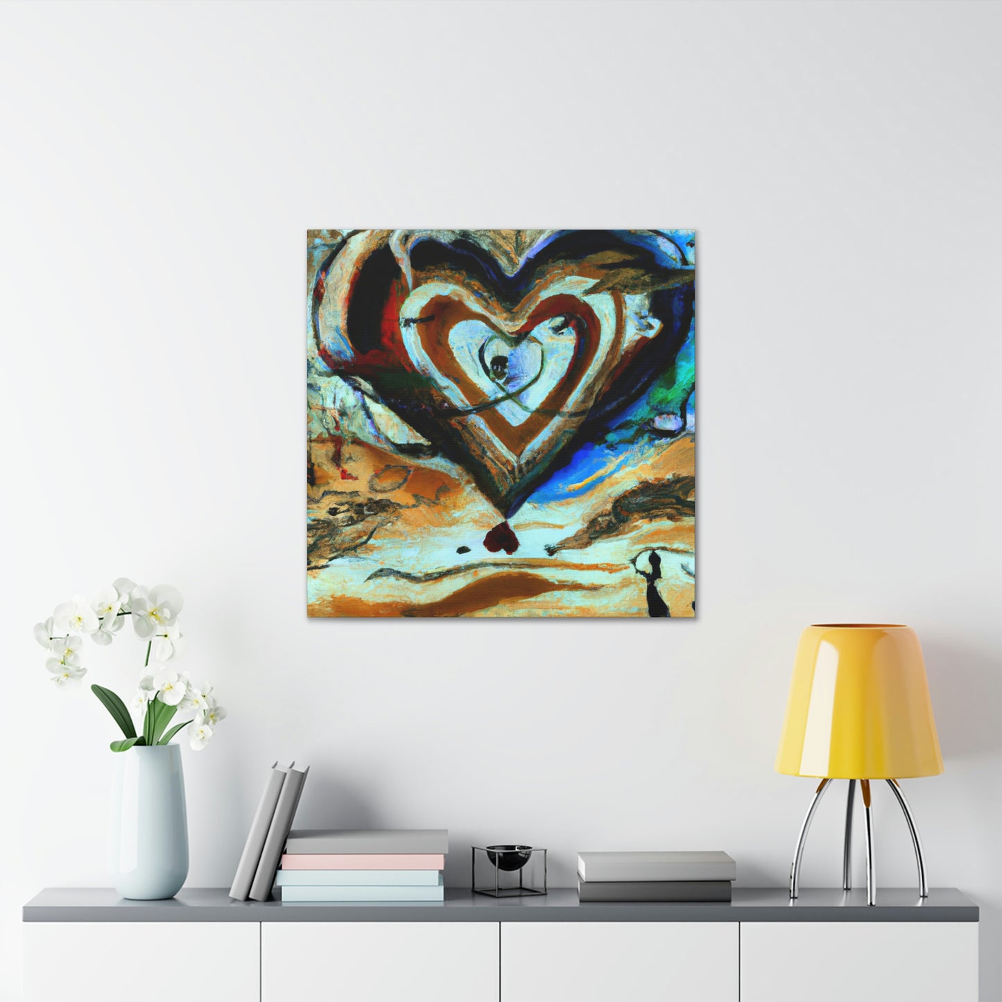 "Ode to the Heart - Canvas"