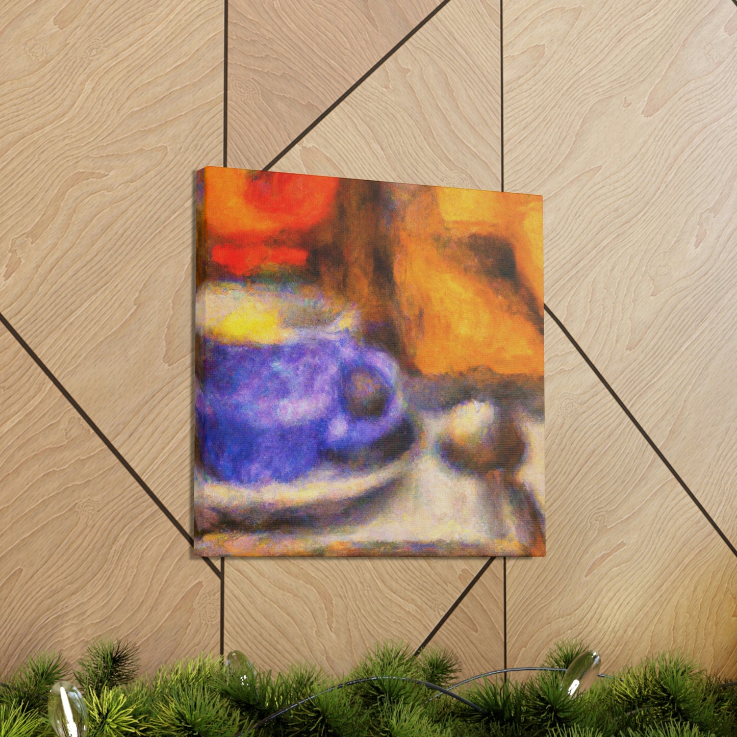 Coffee Cup Fauvism - Canvas