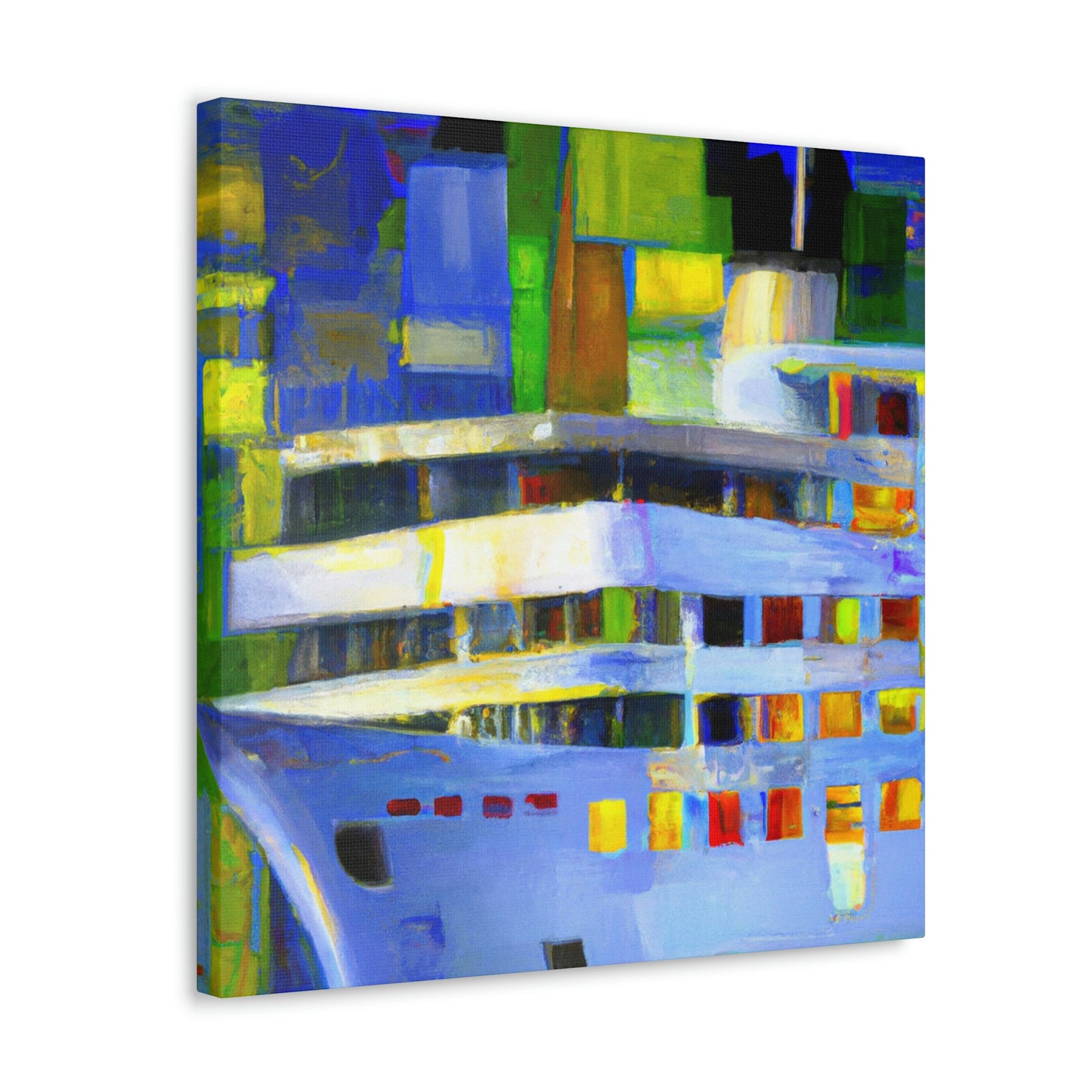 Cruise Ship Abstraction - Canvas