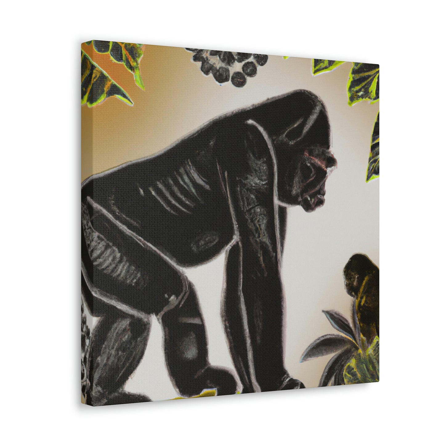 Gorilla in Baroque - Canvas