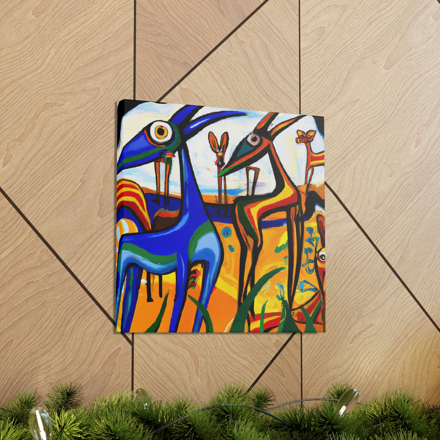 Gazelle in Golden Noon - Canvas