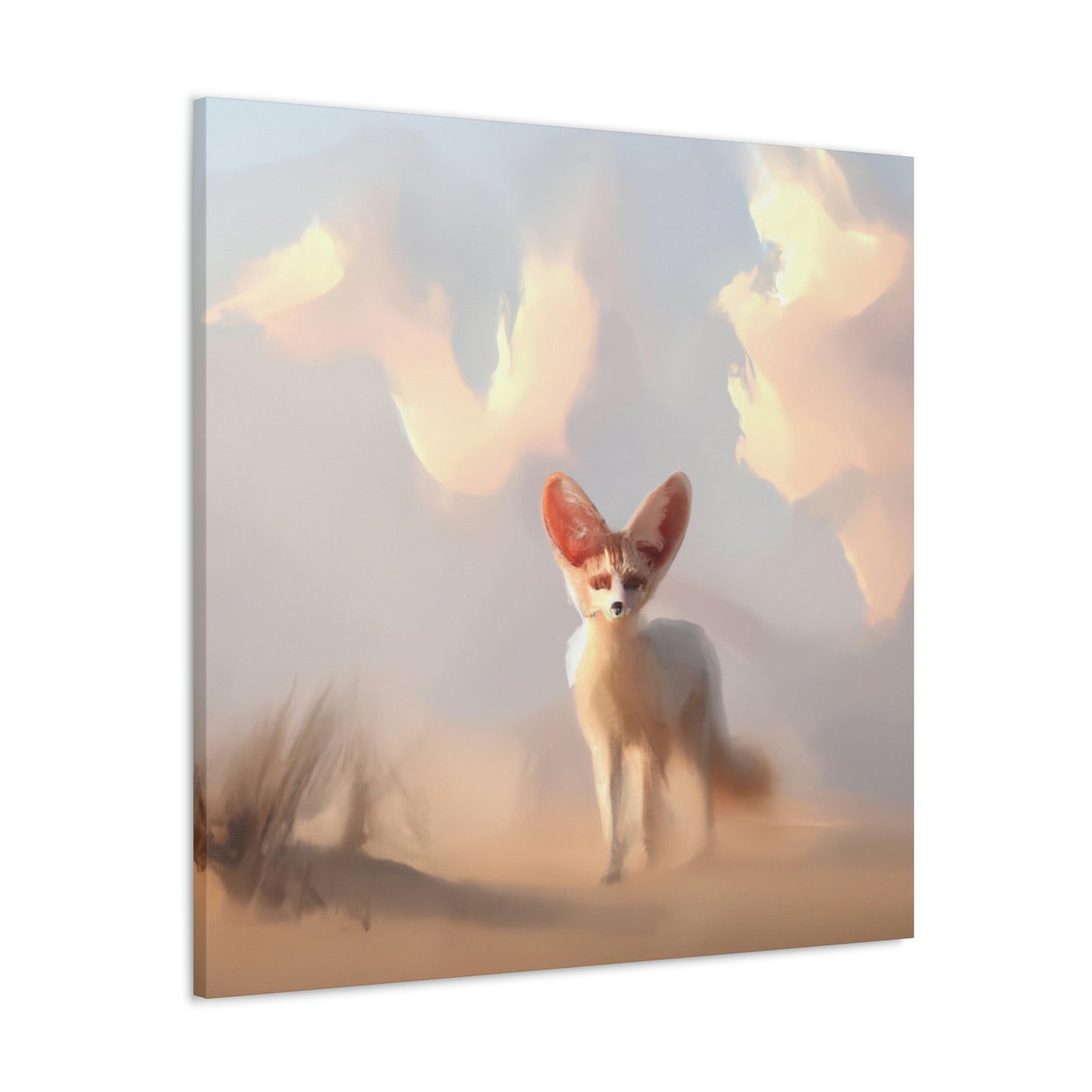 Fennec Fox Reflection - Canvas