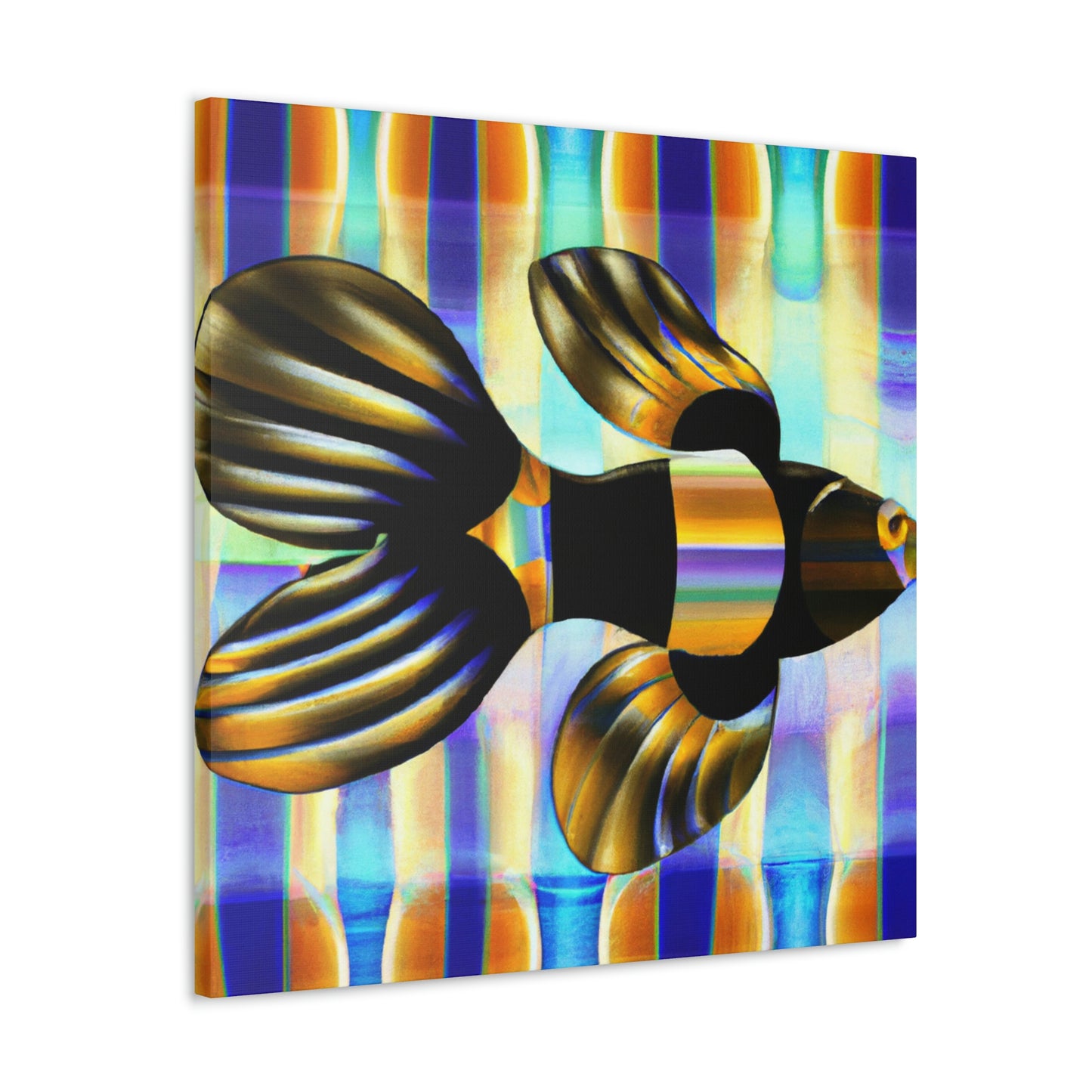 Glimmering Guppy Splendour - Canvas