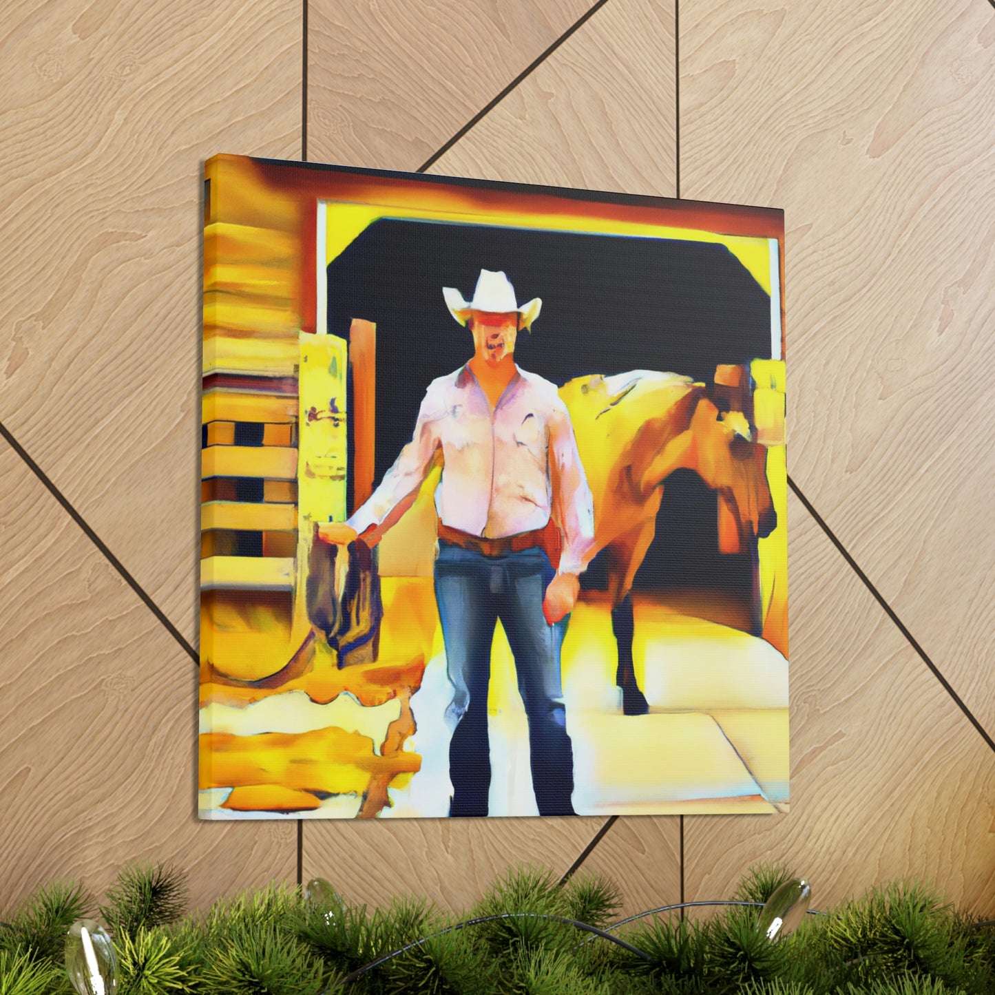 Barnyard Digital Masterpiece - Canvas