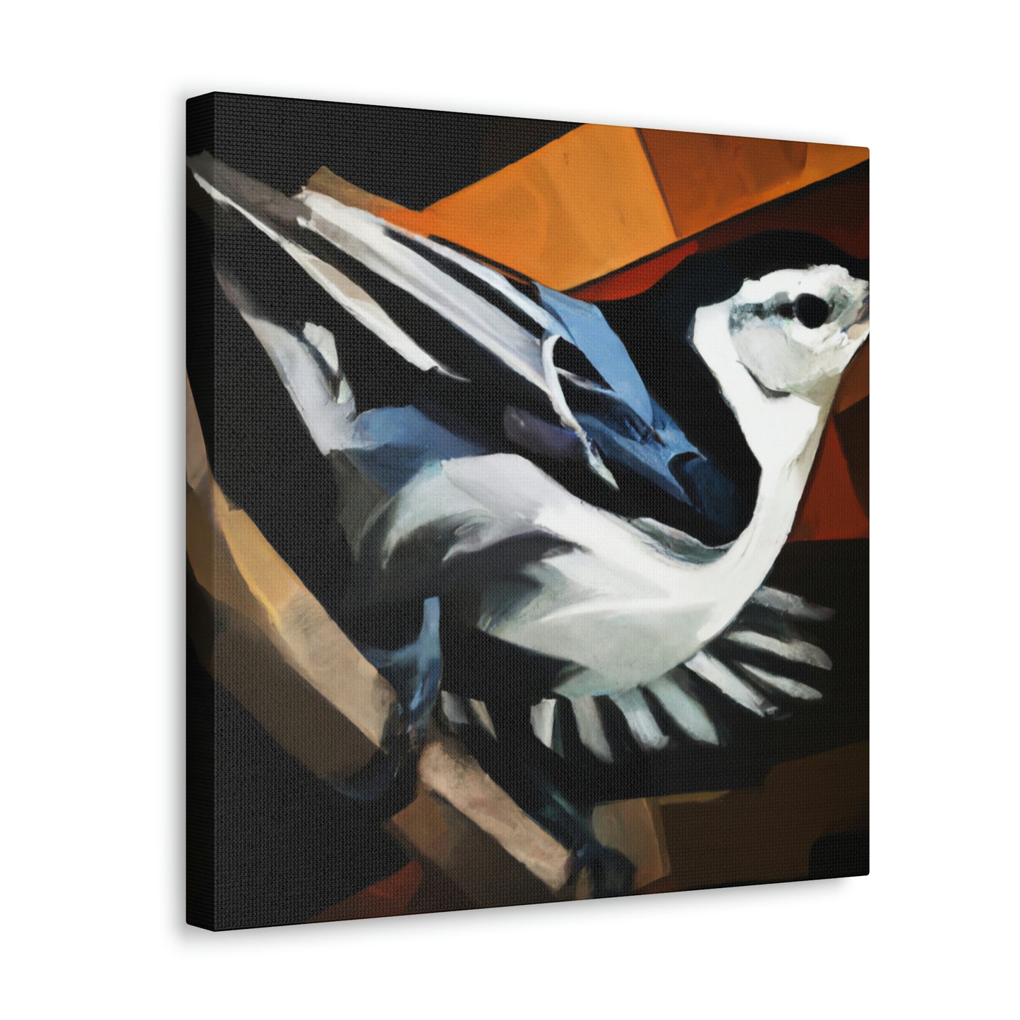 "Nuthatch in Art Deco" - Canvas