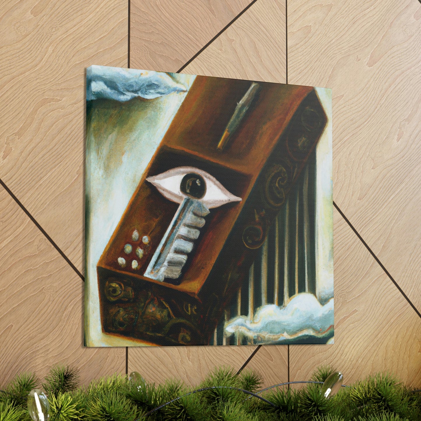 Harmonica's Psychedelic Melody - Canvas