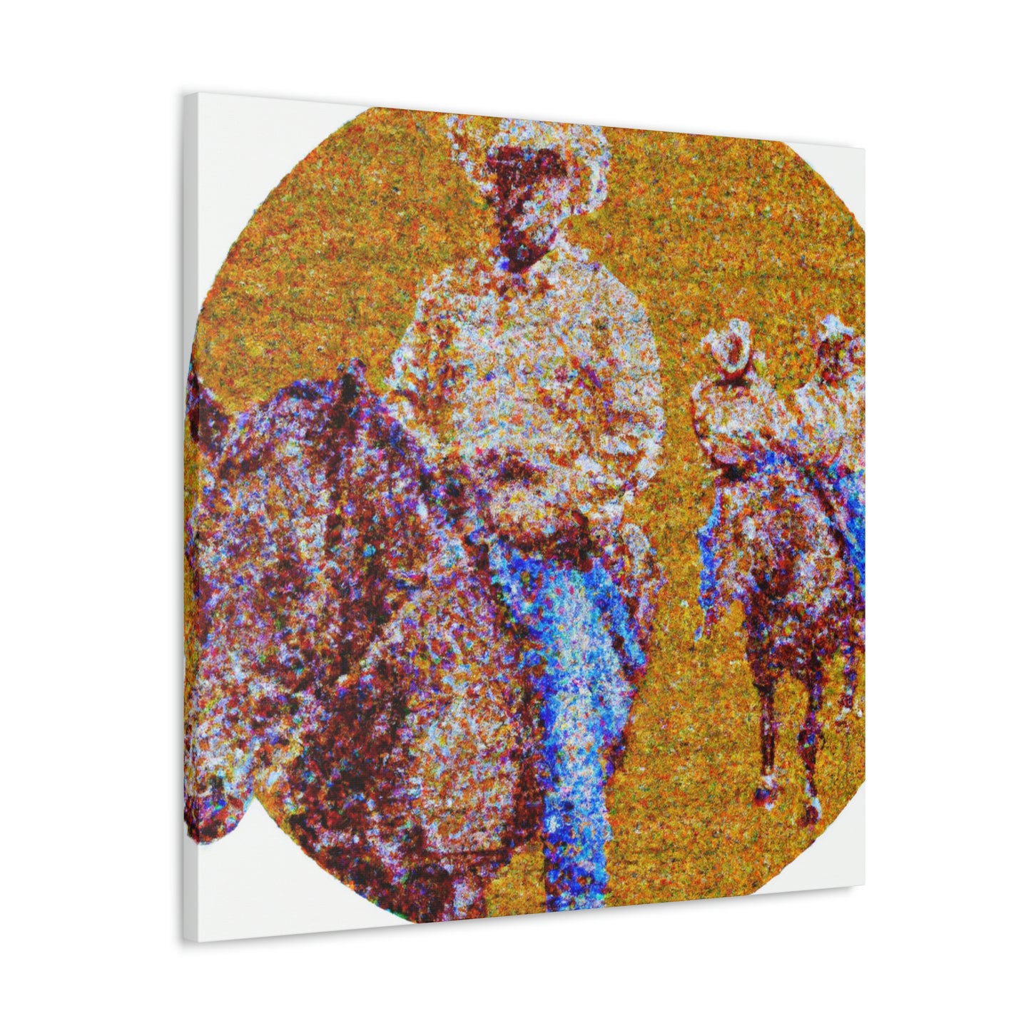 "Round Up: Cattle" - Canvas