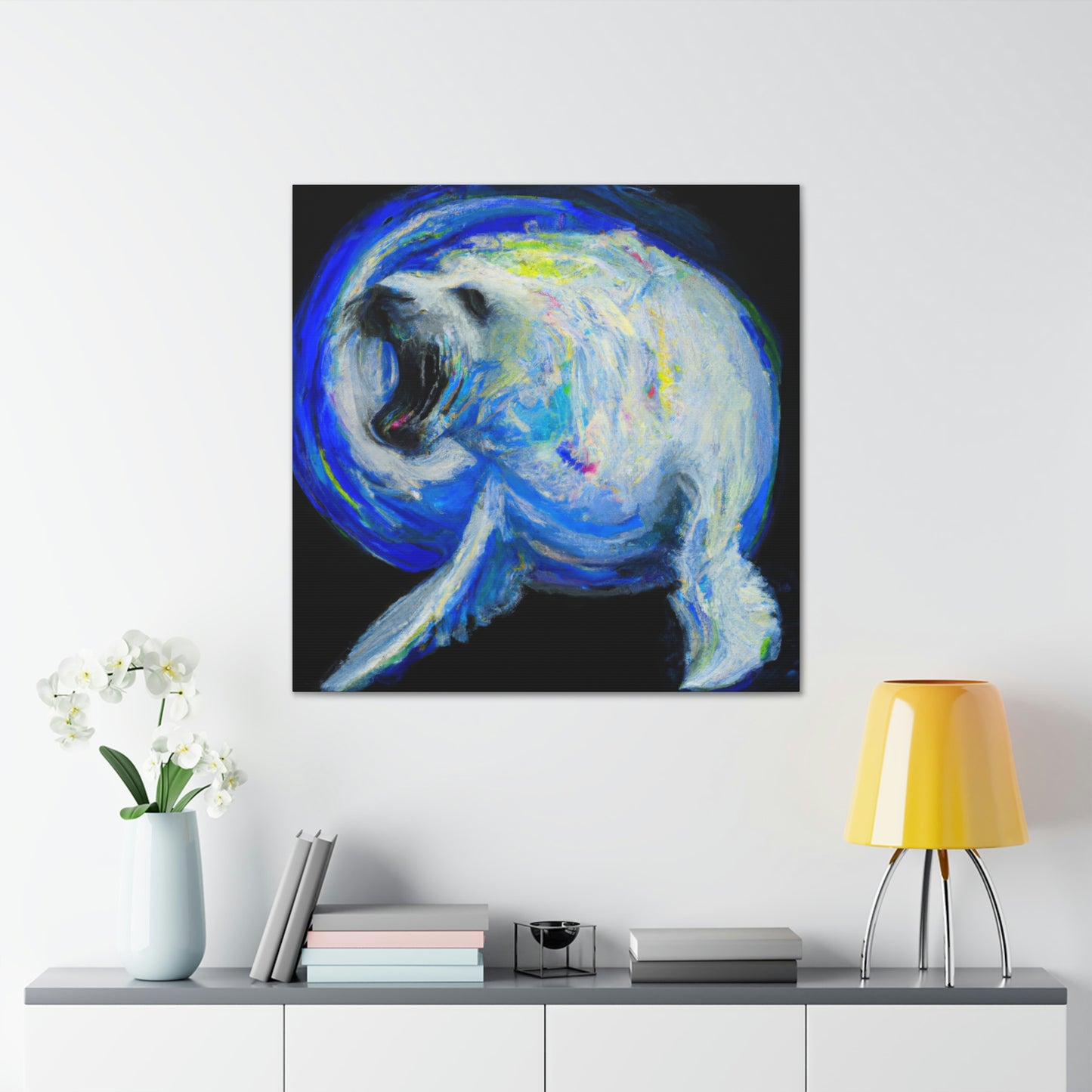 "A vulnerable Harp Seal" - Canvas