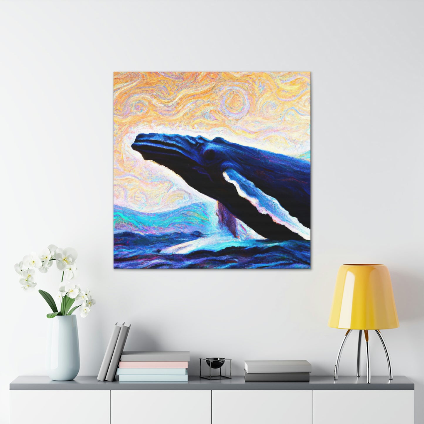 "Humpback Whale Enchantment" - Canvas