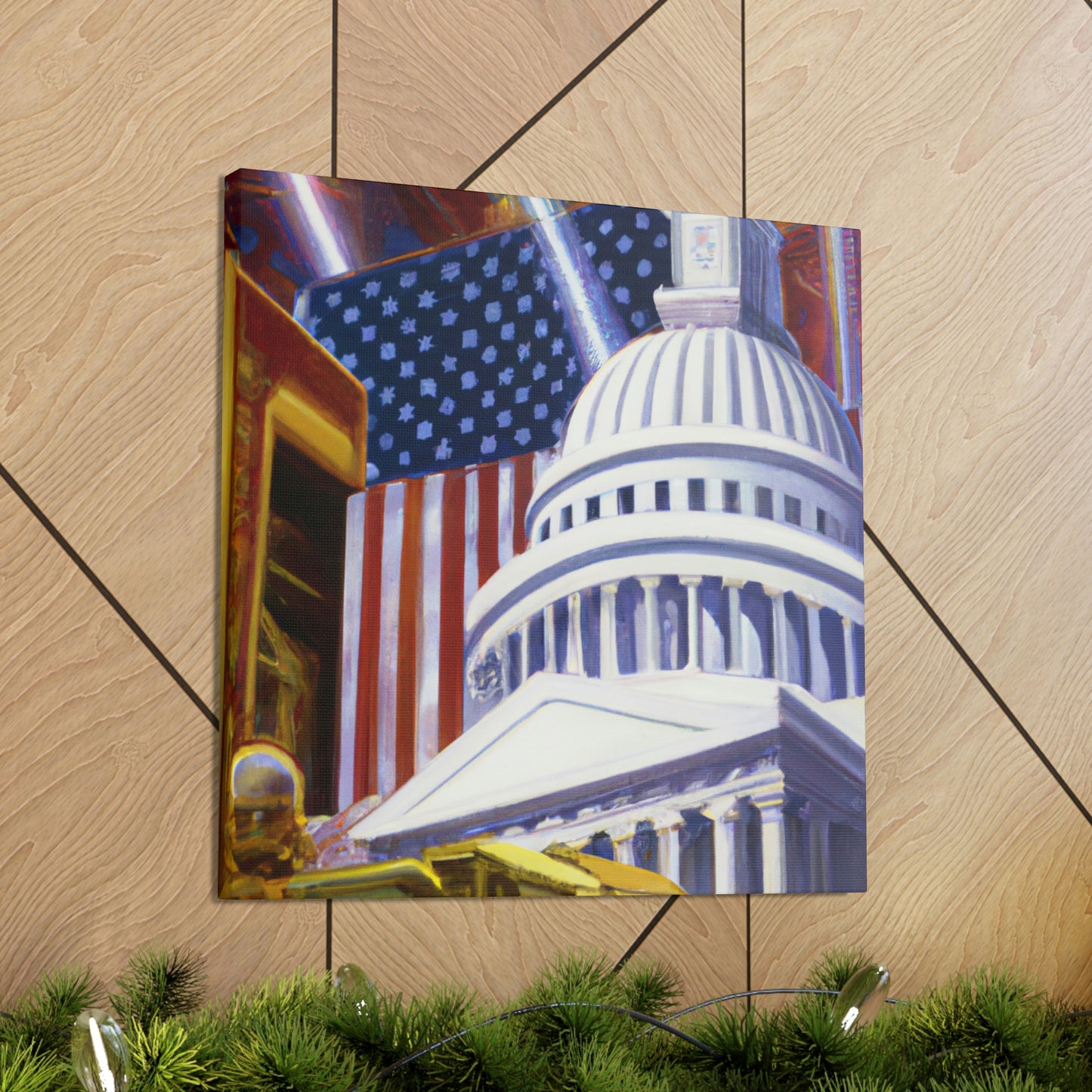 "Independence Hall Triumphant" - Canvas