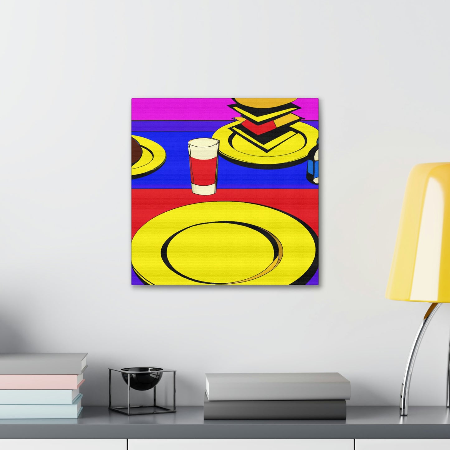 Dining in Pop Art - Canvas