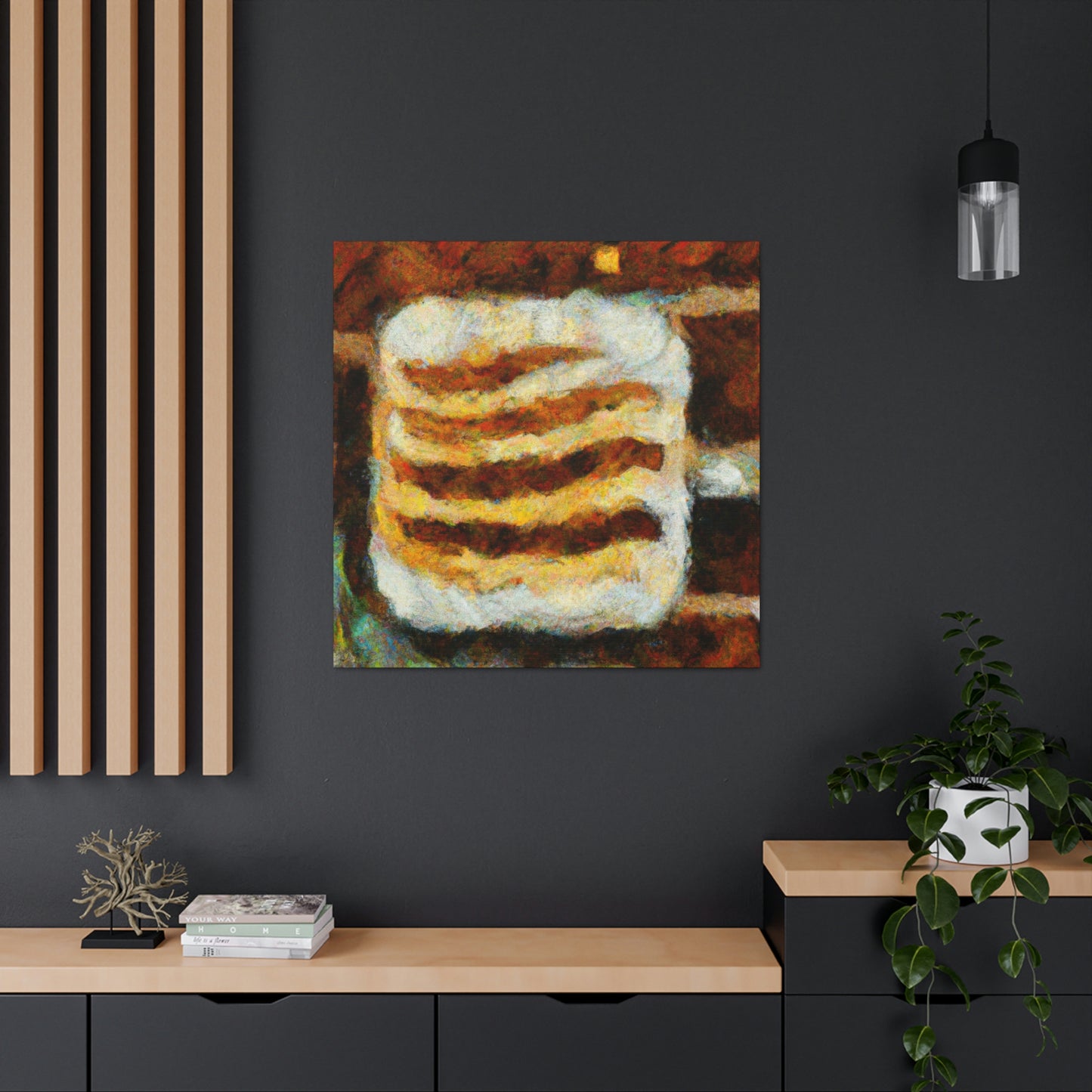 "Cappuccino in Dreamscape" - Canvas