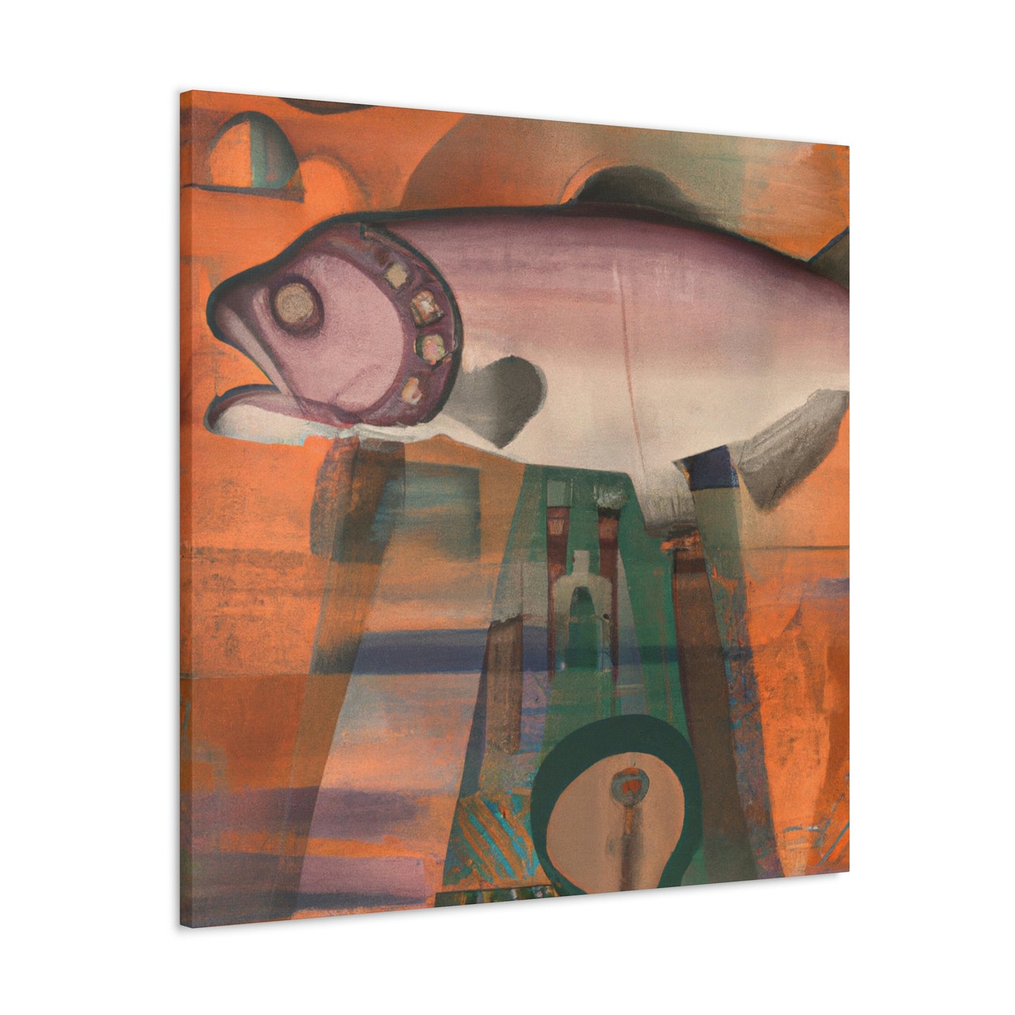 Salmon in a Dream - Canvas