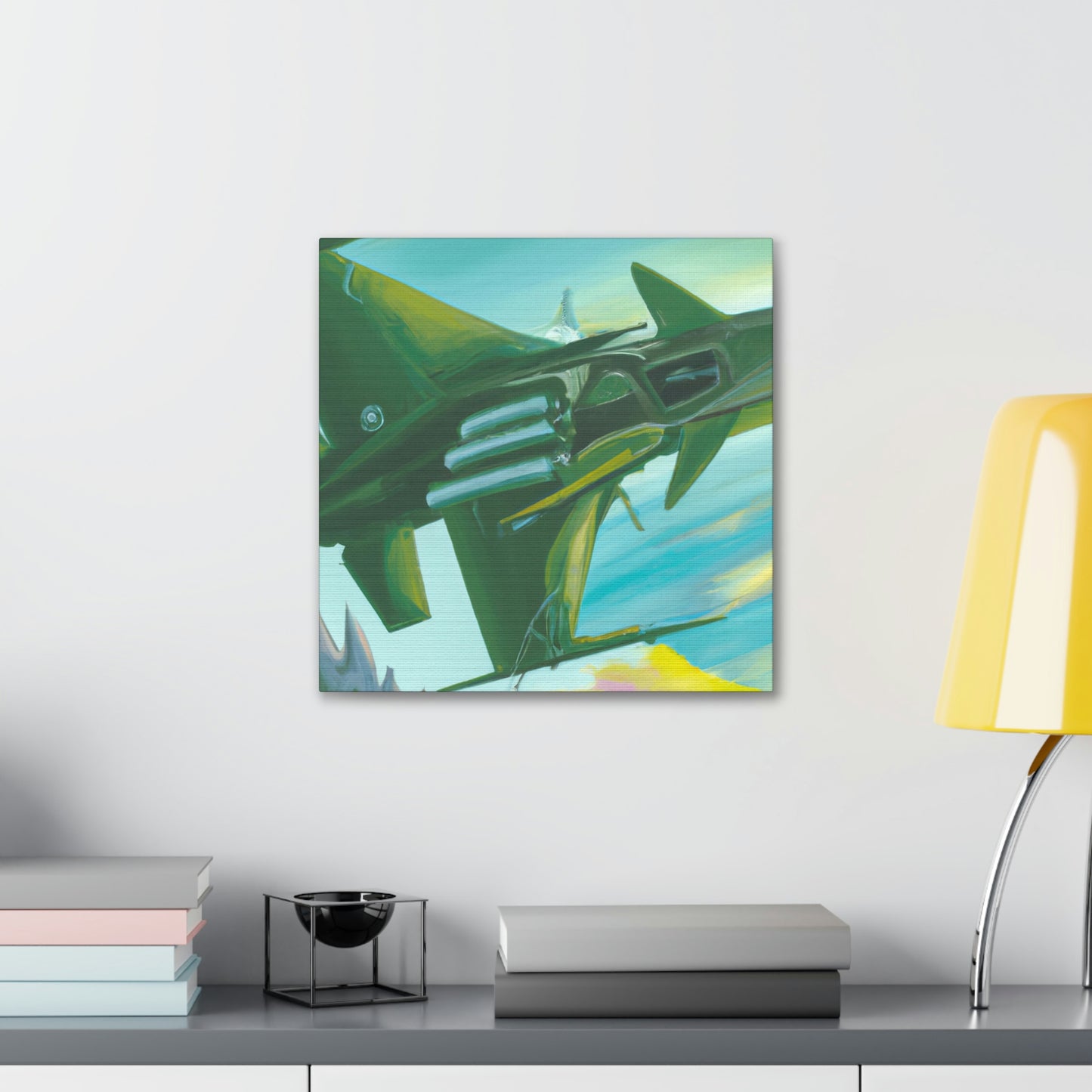 Jet Fighter Surrealism - Canvas