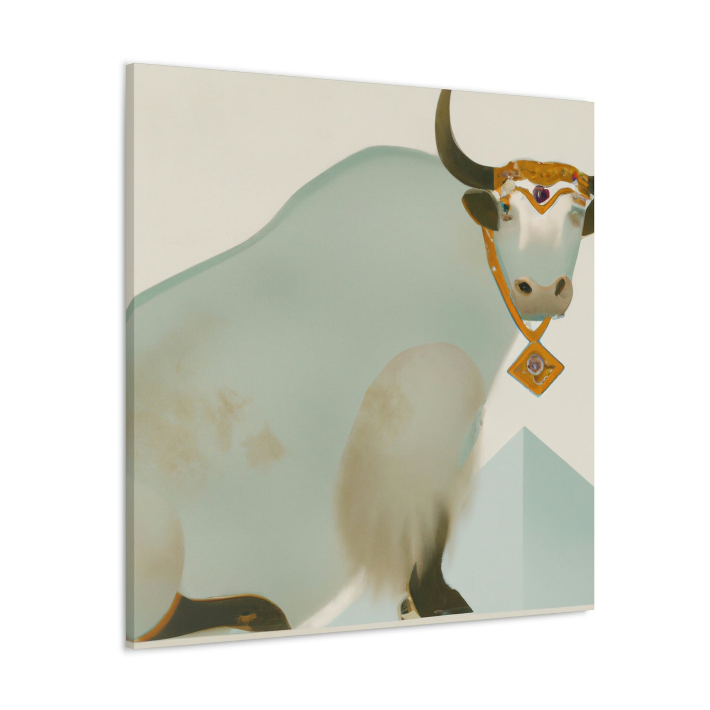 "Yak in Art Deco". - Canvas