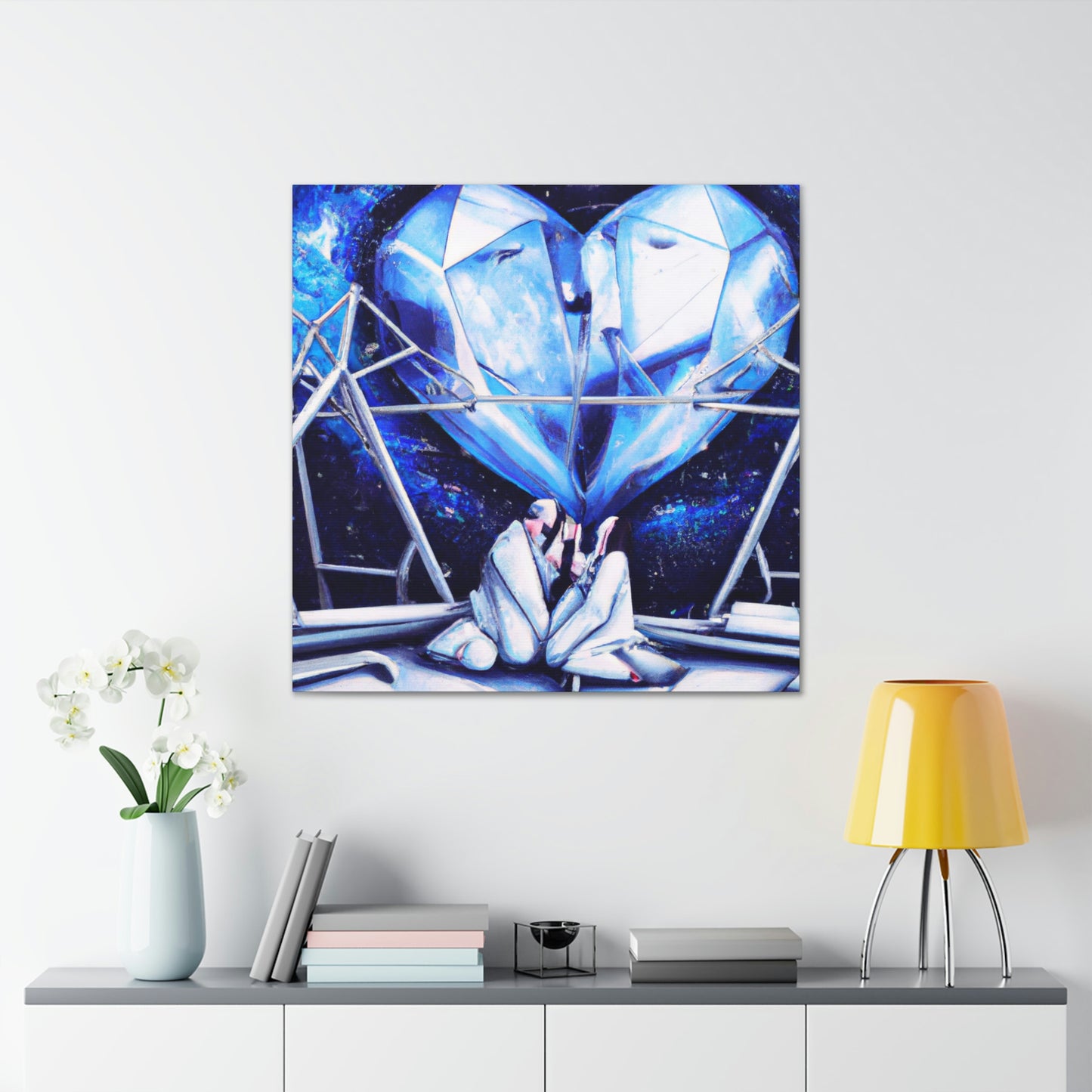 Love’s Celestial Map. - Canvas