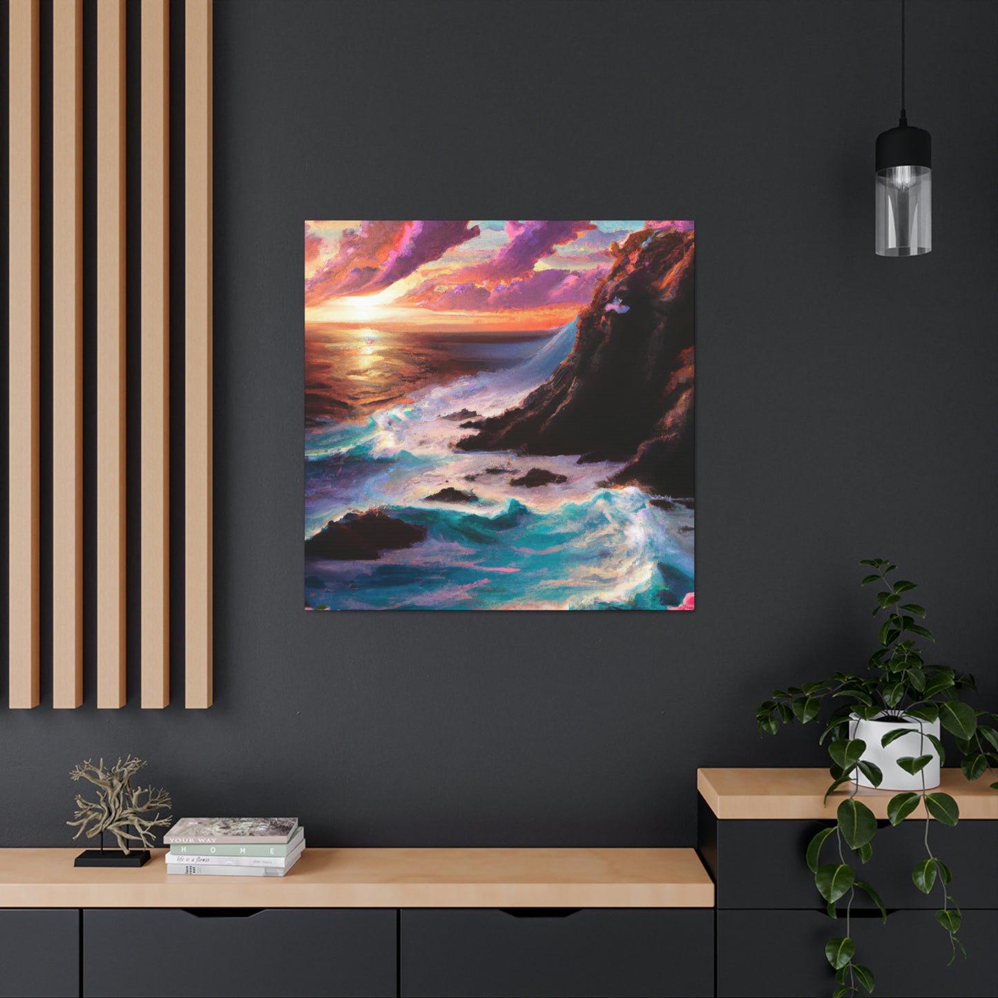 Sculpted Sublime Sunrise - Canvas