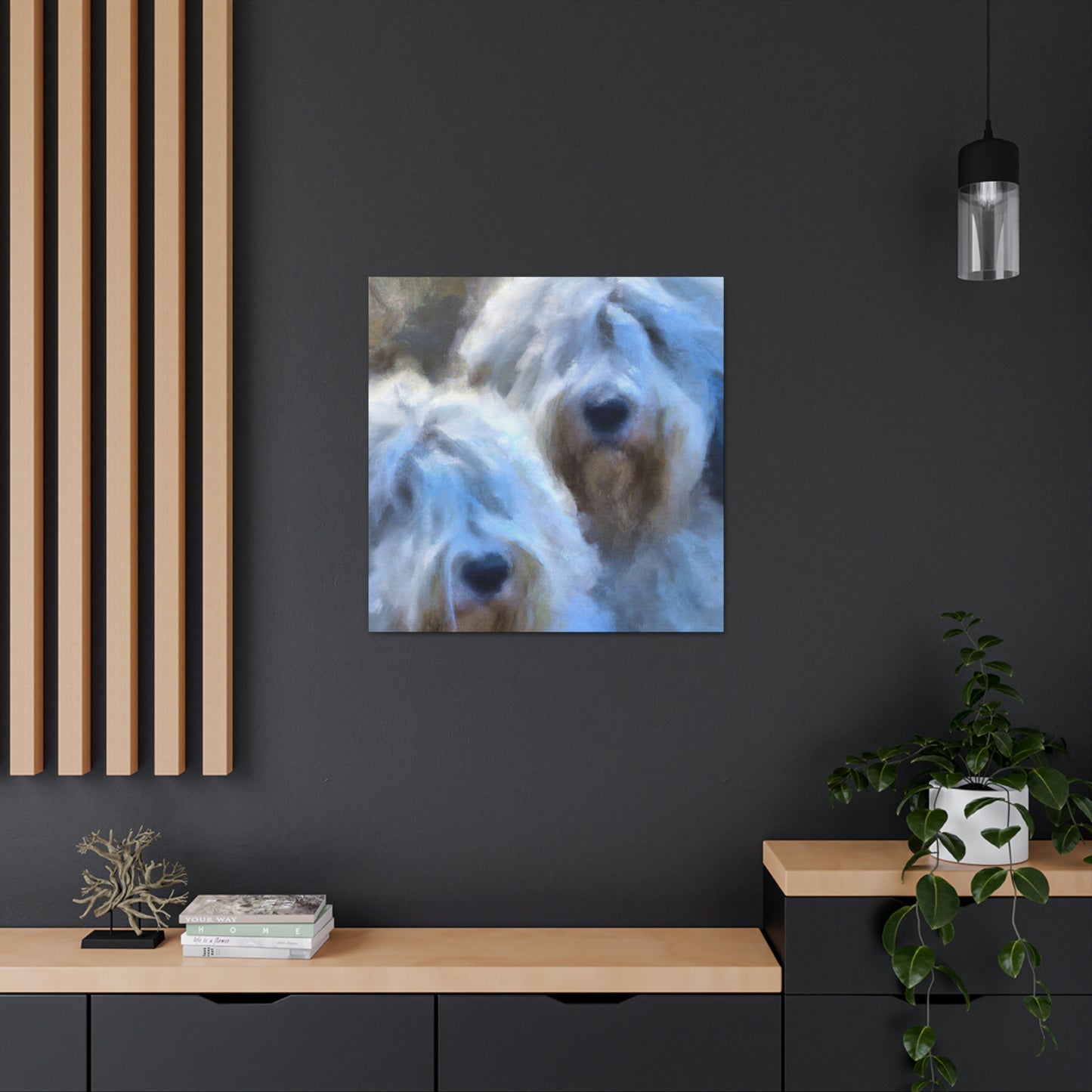 Old English Sheepdog Dream - Canvas